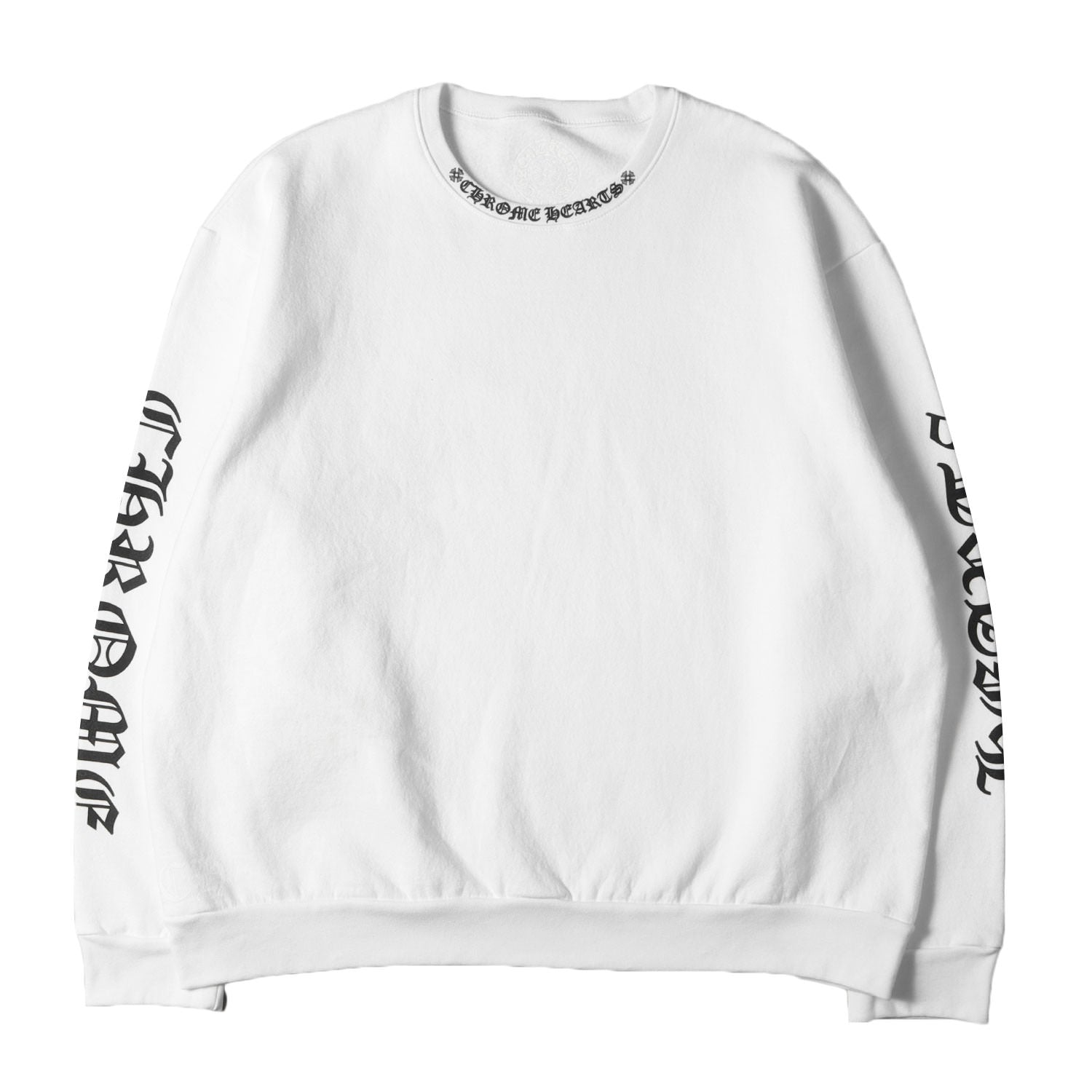 CHROME HEARTS (クロムハーツ) 近年モデル ネックロゴ クルーネック スウェット(SWTSHRT PLVR) -  ブランド古着の通販・買取 | BEEGLE by Boo-Bee