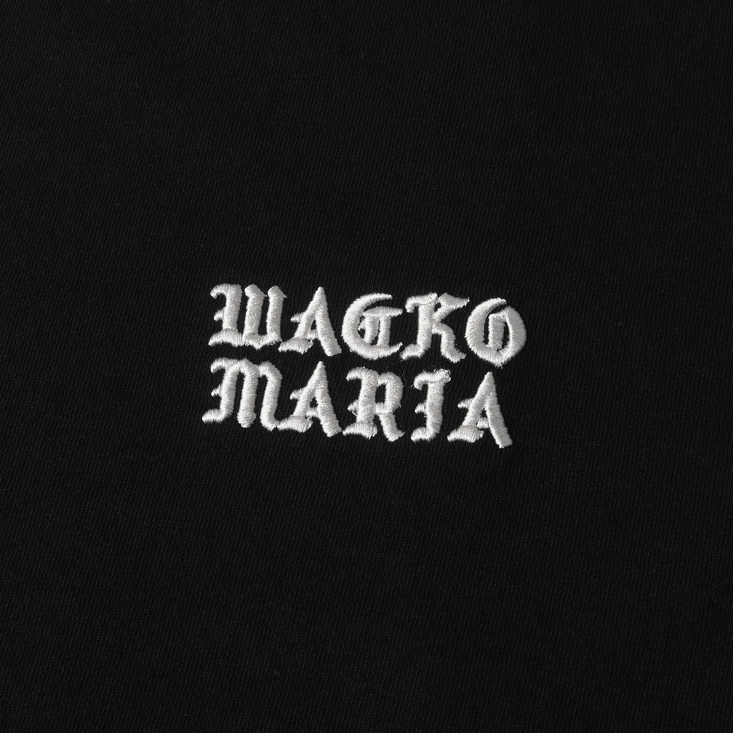 24SS ブランドロゴ刺繍 ヘビーウェイト Tシャツ(WASHED HEAVY WEIGHT CREW NECK T-SHIRT)