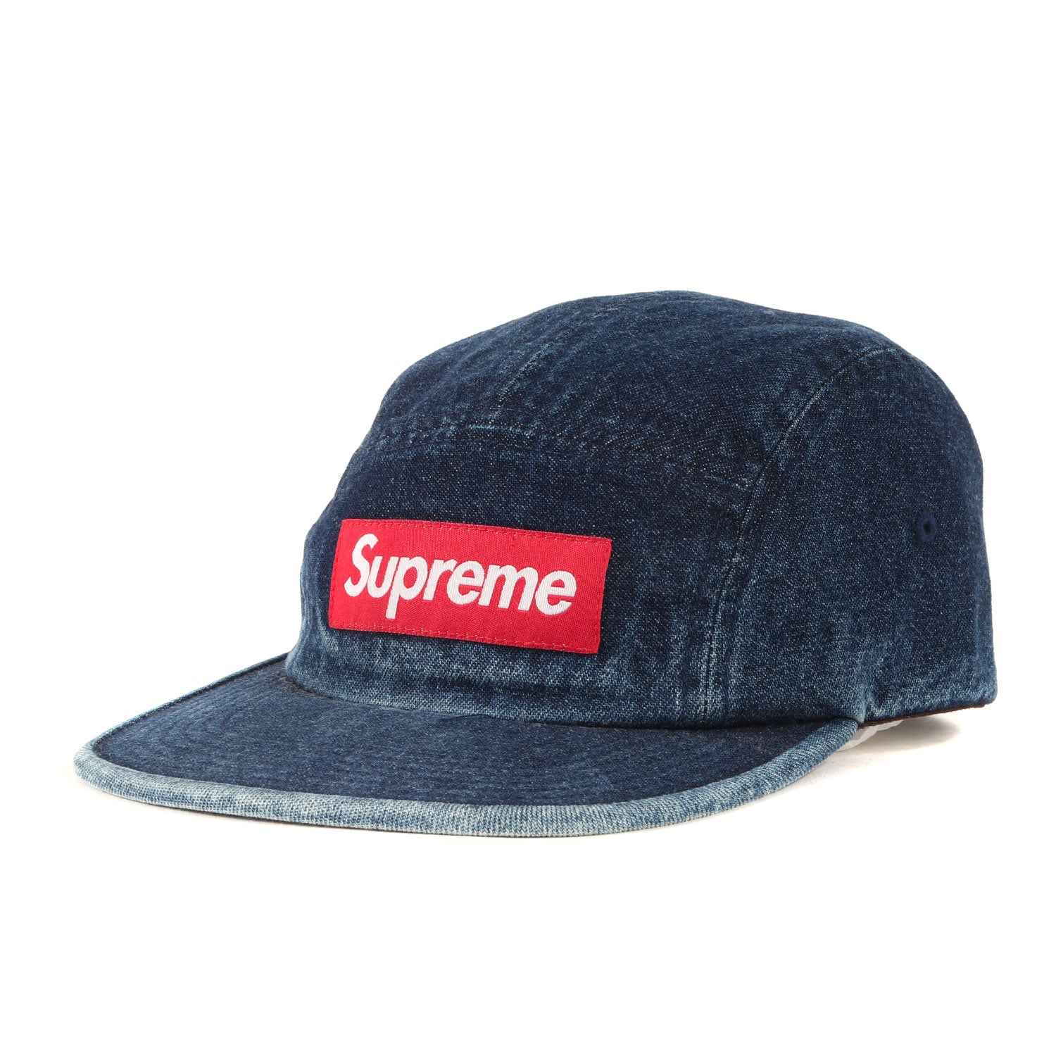 Supreme (シュプリーム) ウォッシュド デニム BOXロゴ キャンプキャップ(Washed Chino Twill Camp Cap) -  ブランド古着の通販・買取 | BEEGLE by Boo-Bee