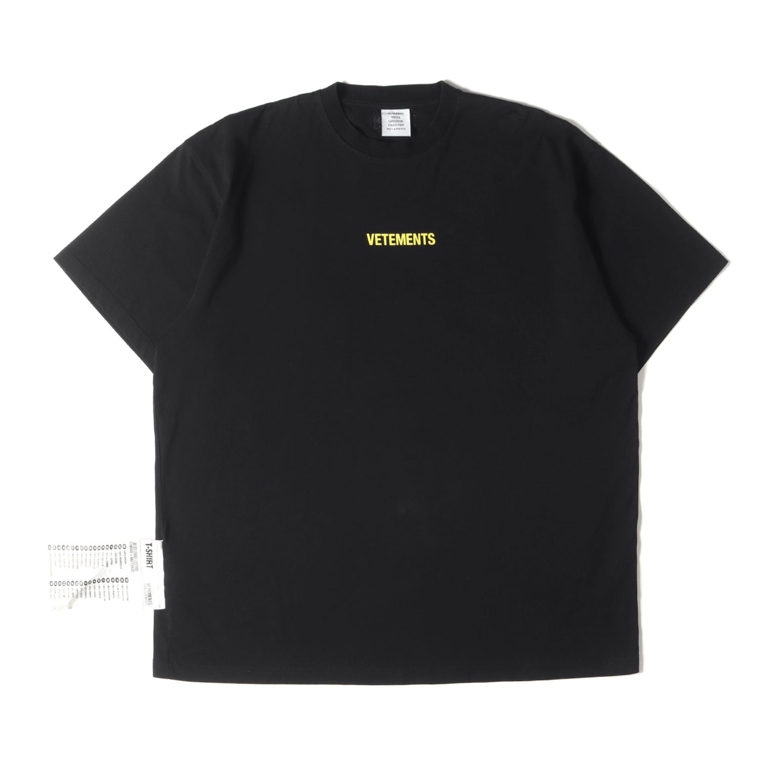 VETEMENTS ヴェトモン ロゴシャツ VETEMENTS ヴェトモン ブランド メンズ Tシャツ 半袖 ロゴ プリント