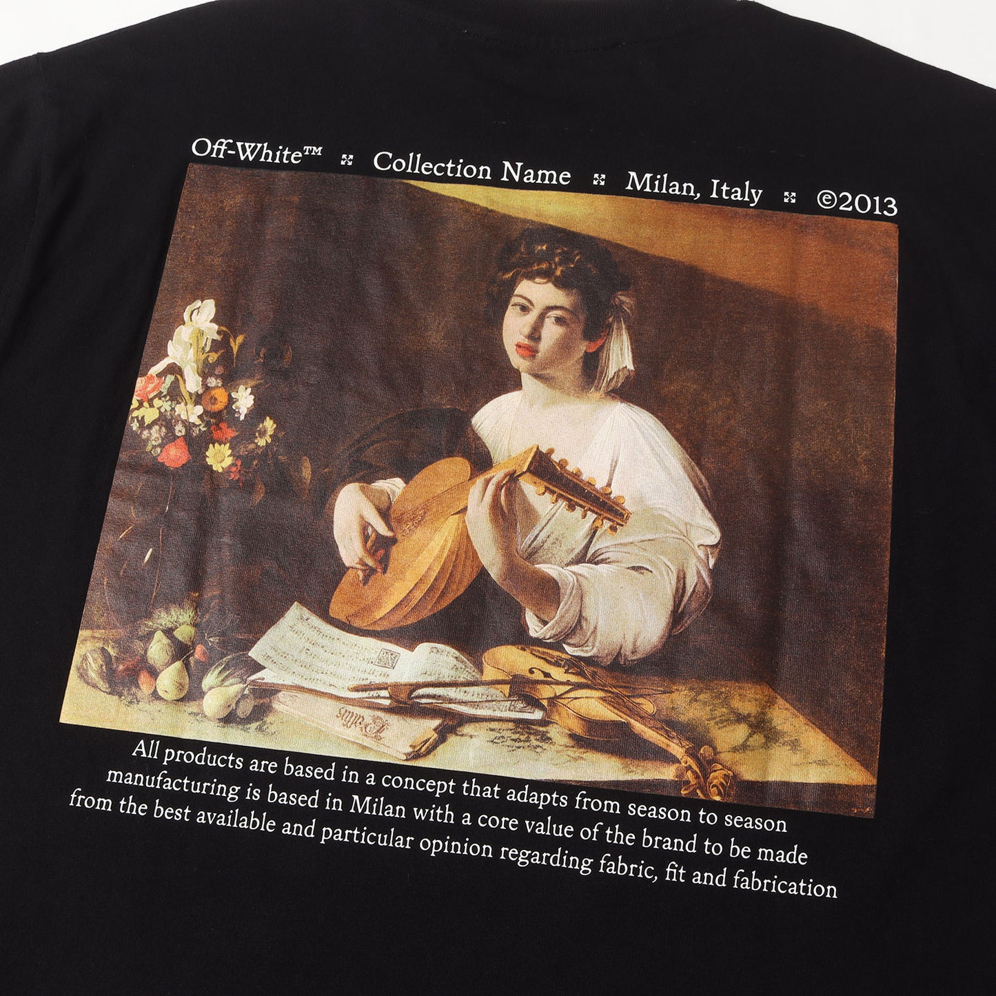 21AW 絵画グラフィック オーバーサイズ Tシャツ(Caravaggio Hand Tee)