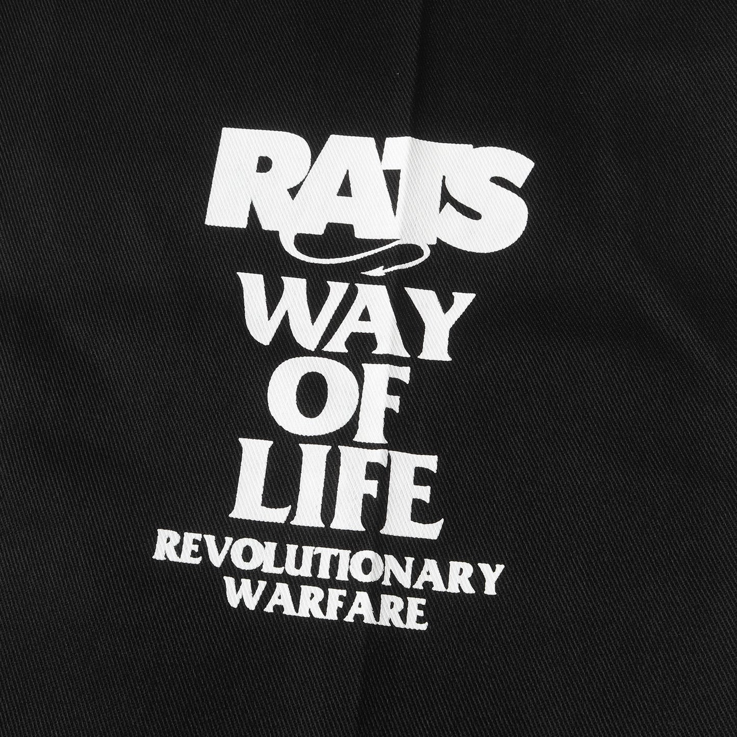 24SS WAY OF LIFEロゴ T/Cツイル ワークパンツ(T/C WORK PANTS PRINT)