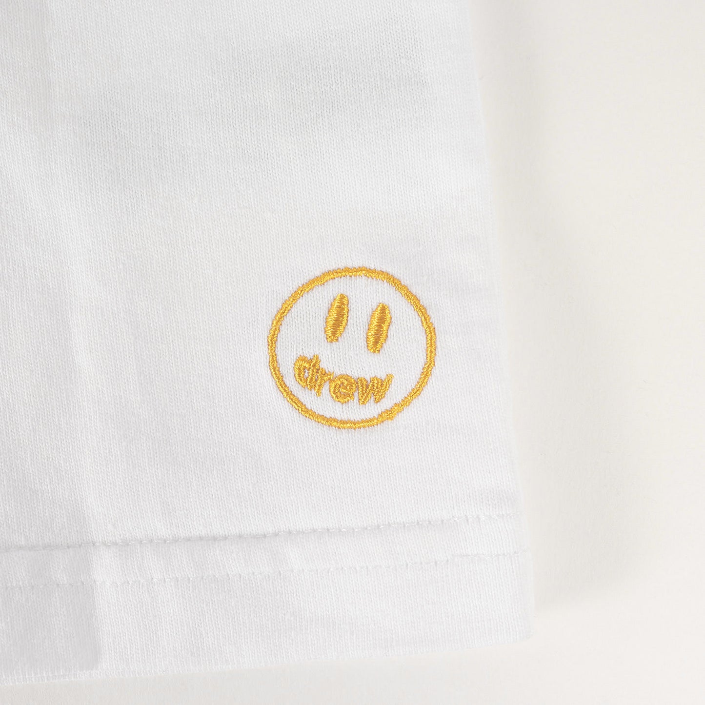 ワンポイント刺繍 クルーネック Tシャツ