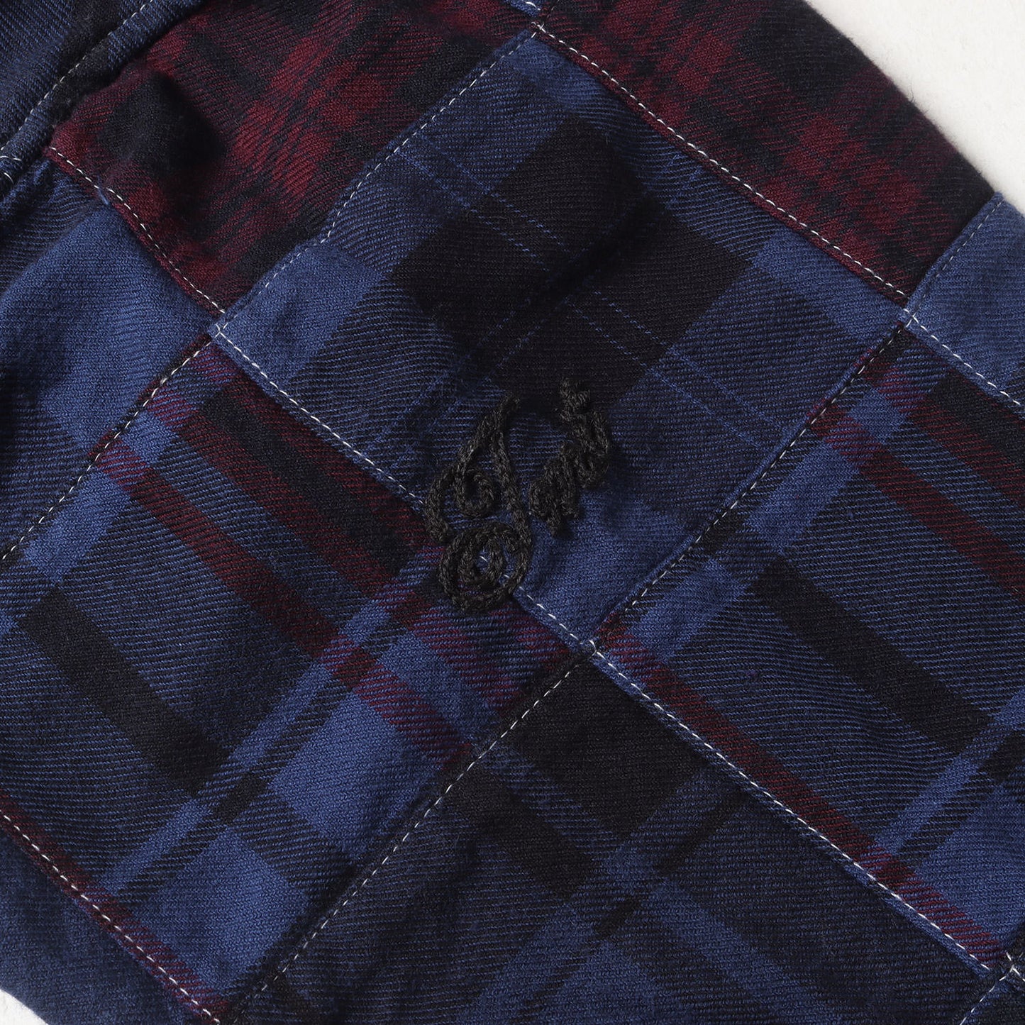 パッチワーク チェック ウエスタン フランネルシャツ(PATCHWORK CHECK SHIRTS)