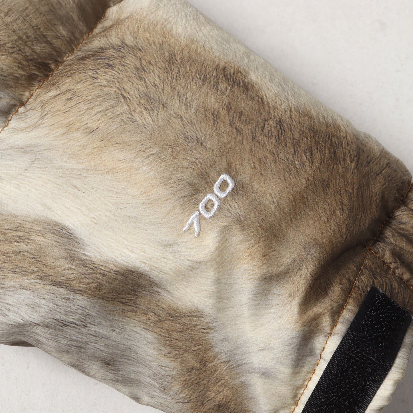 ×THE NORTH FACE ファー柄 ヌプシ ダウンジャケット(Fur Nuptse Jacket)