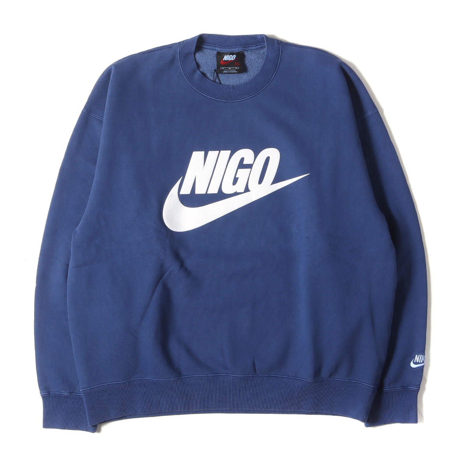 24AW ×NIGO スウッシュロゴ 後染め スウェット(AS NRG Crew Fleece)