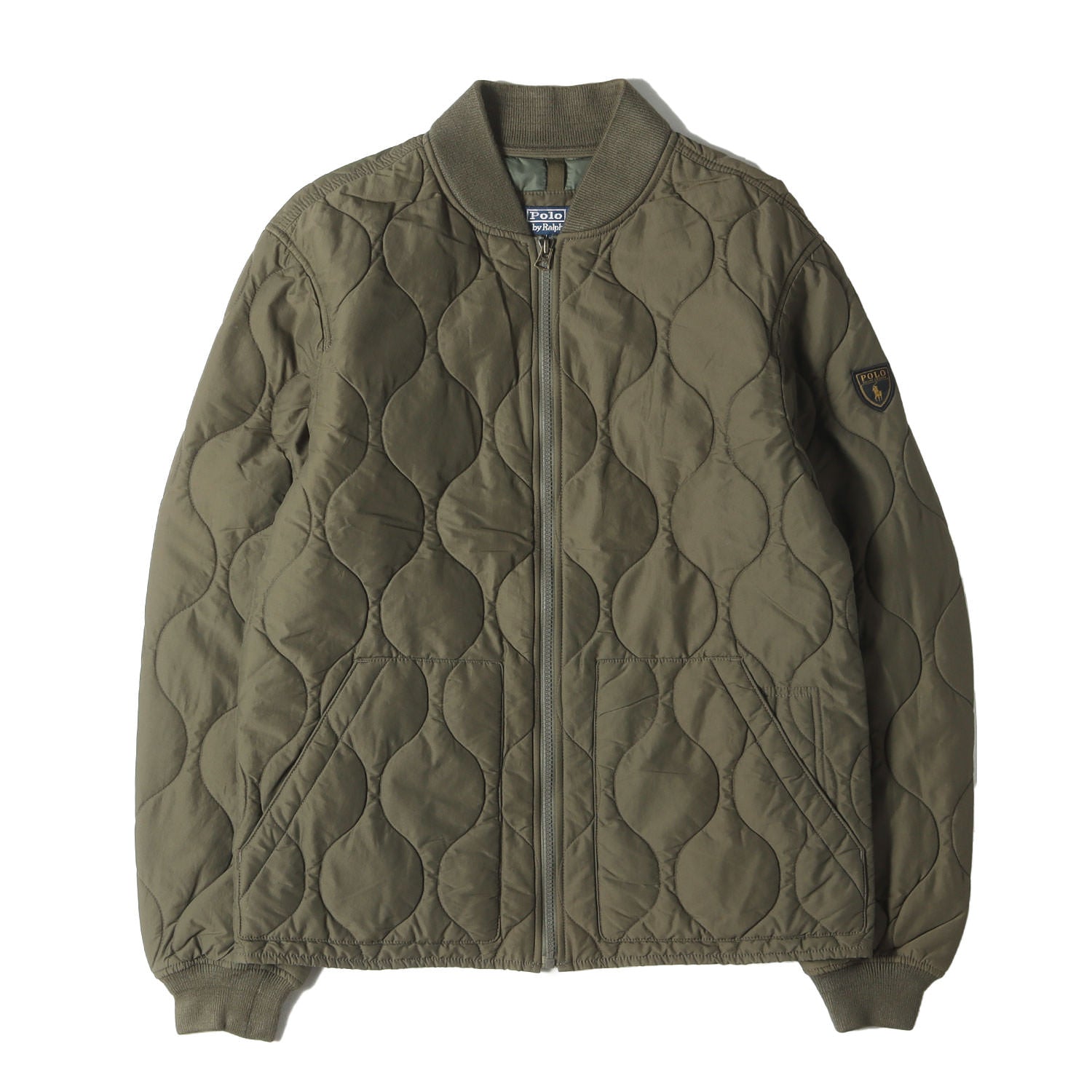 未使用】ラルフローレン オリーブグリーン キルティング マザーズ