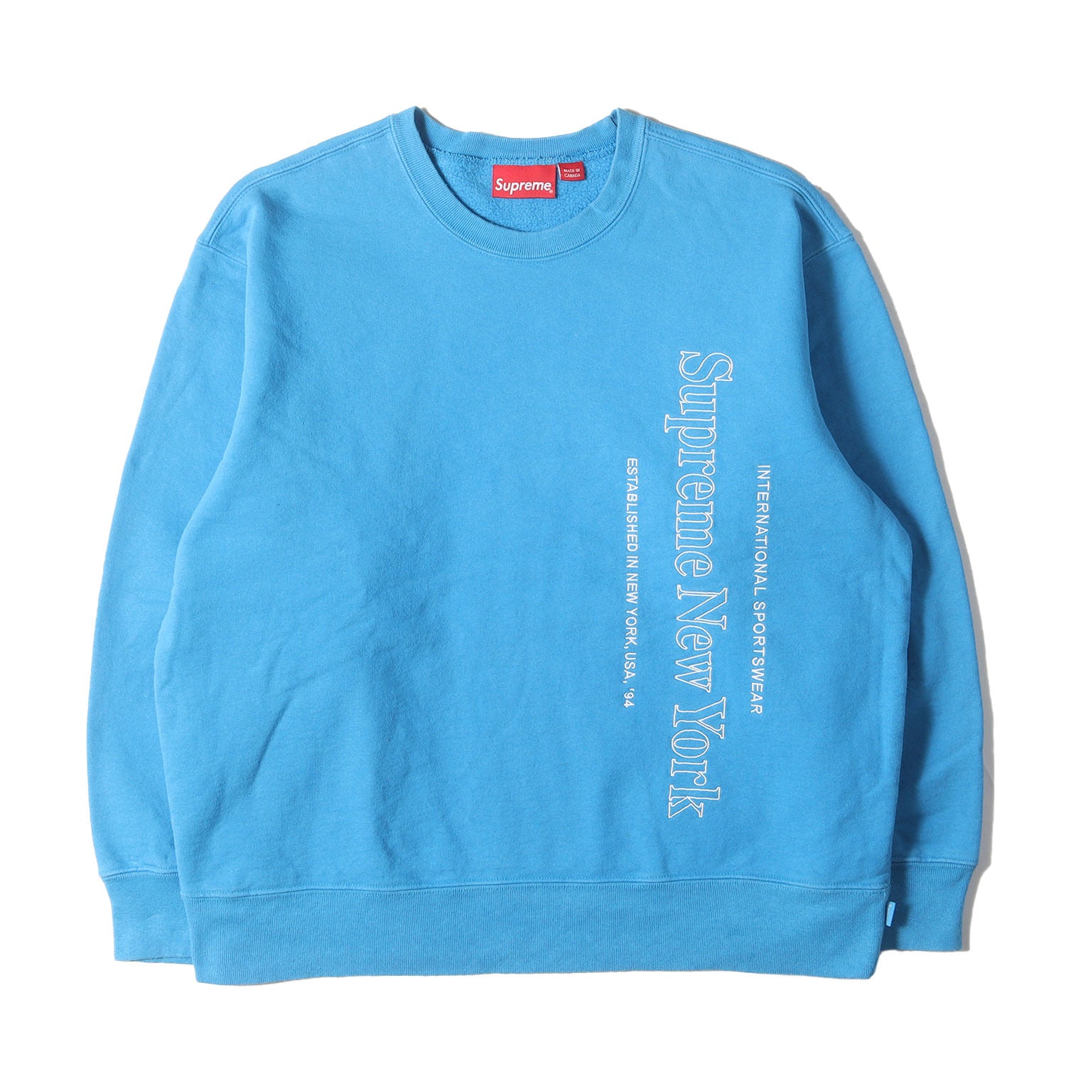 20AW サイドロゴ刺繍 クルーネック スウェット(Side Logo Crewneck 