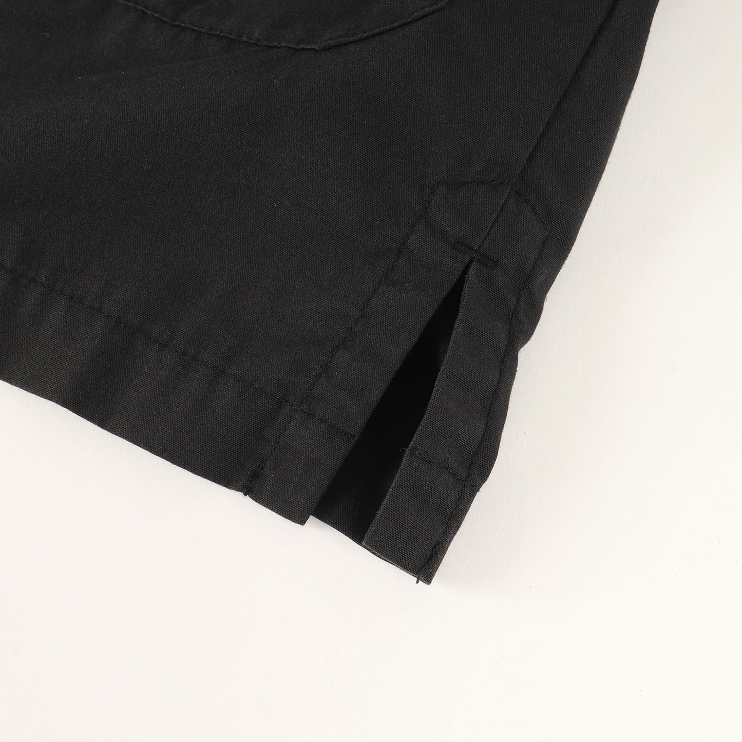 ワッペン付き T/C ショップコート