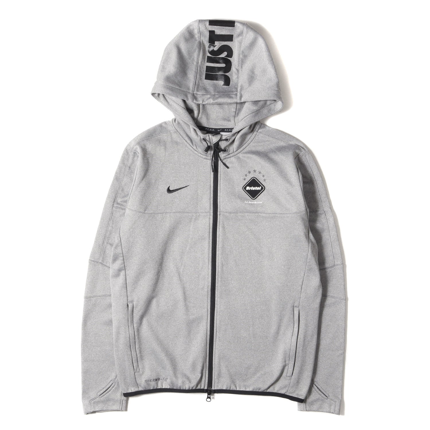 ×NIKE ビッグスウッシュ ジップ スウェット パーカー(SWEAT HOODIE)