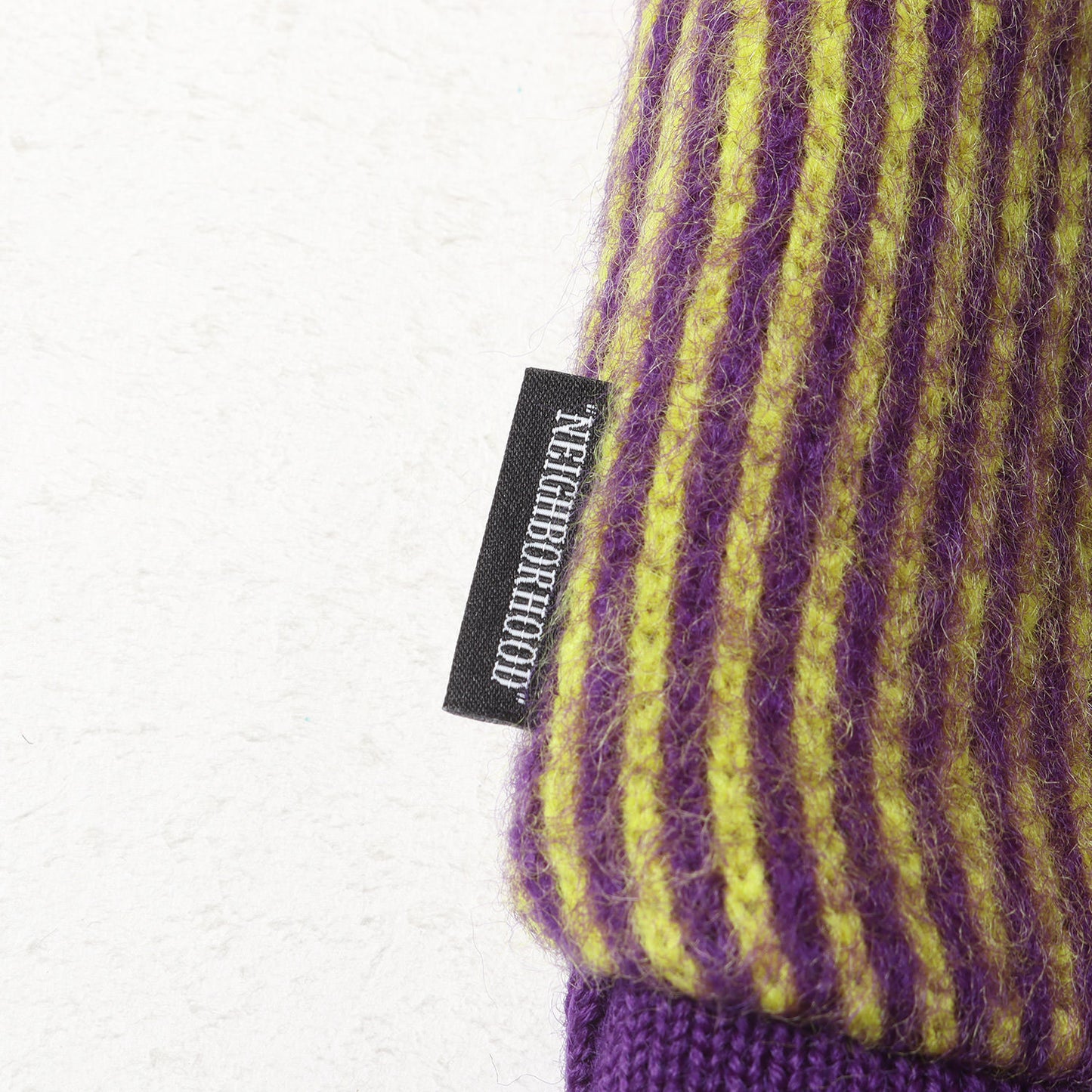 ストライプ ウールニット カーディガン(STRIPE CUBE / W-CARDY. LS)
