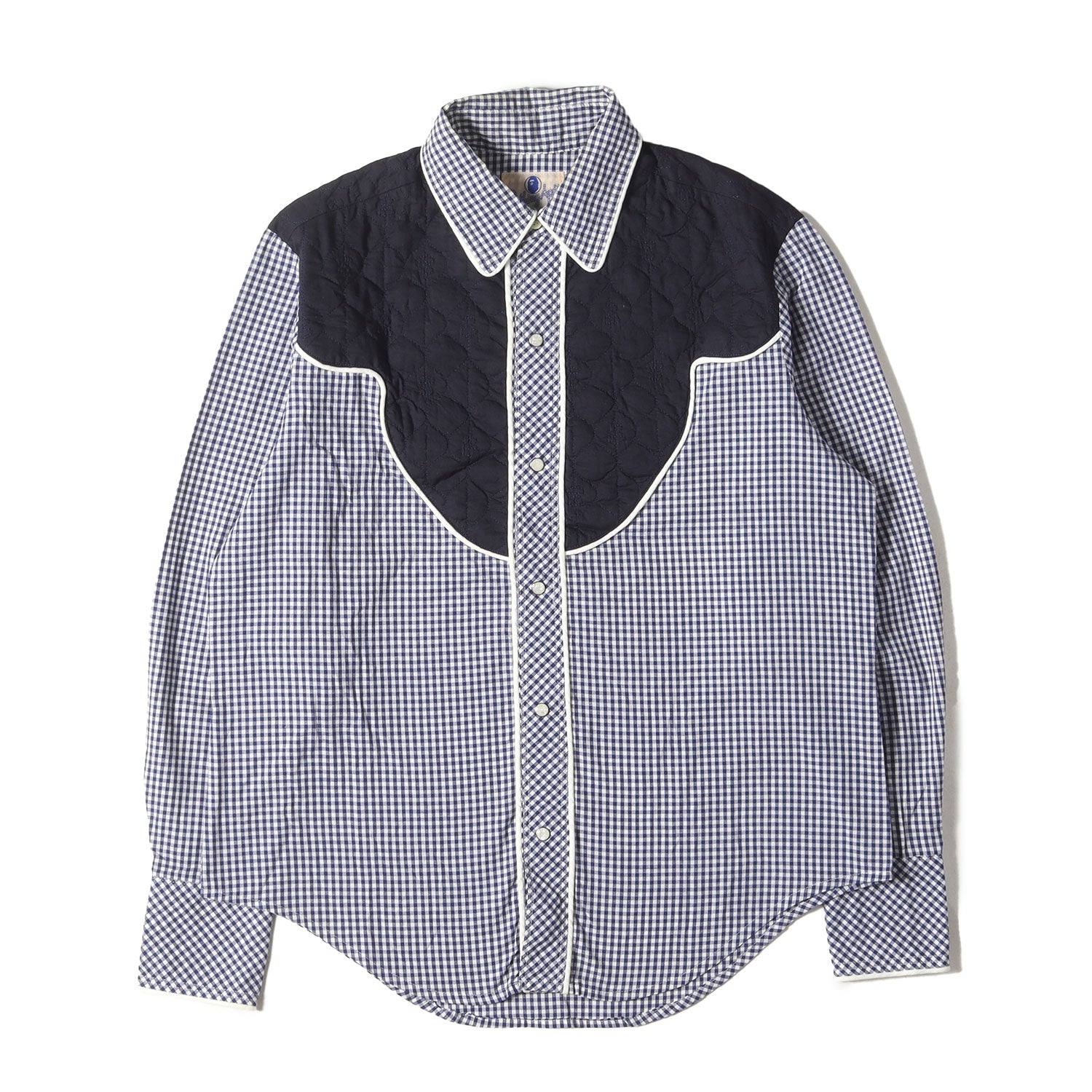 A BATHING APE (ア ベイシング エイプ) 00s 猿顔キルティング ギンガム  