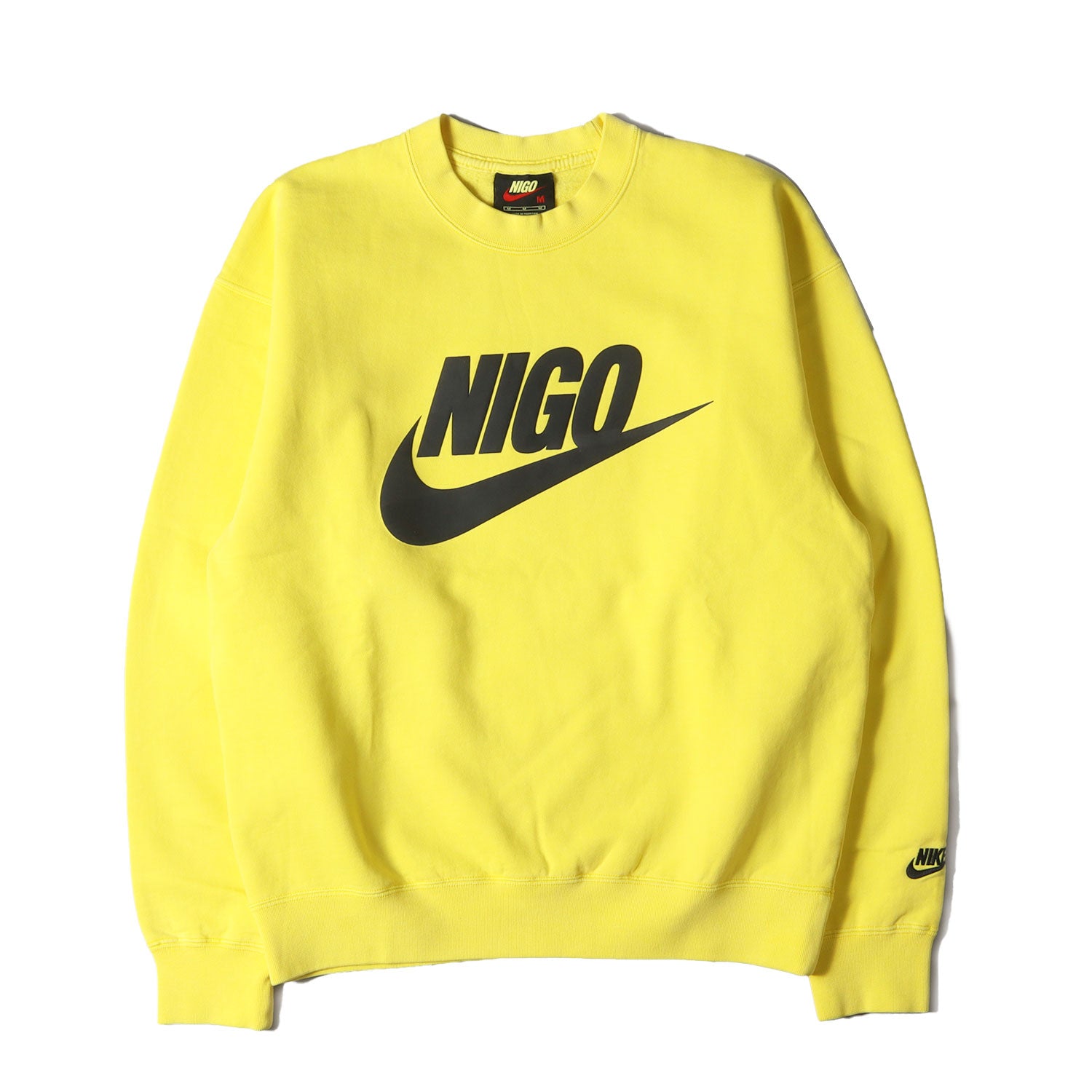 NIKE (ナイキ) 24AW ×NIGO スウッシュロゴ 後染め スウェット(AS NRG Crew Fleece) - ブランド古着の通販・買取  | BEEGLE by Boo-Bee