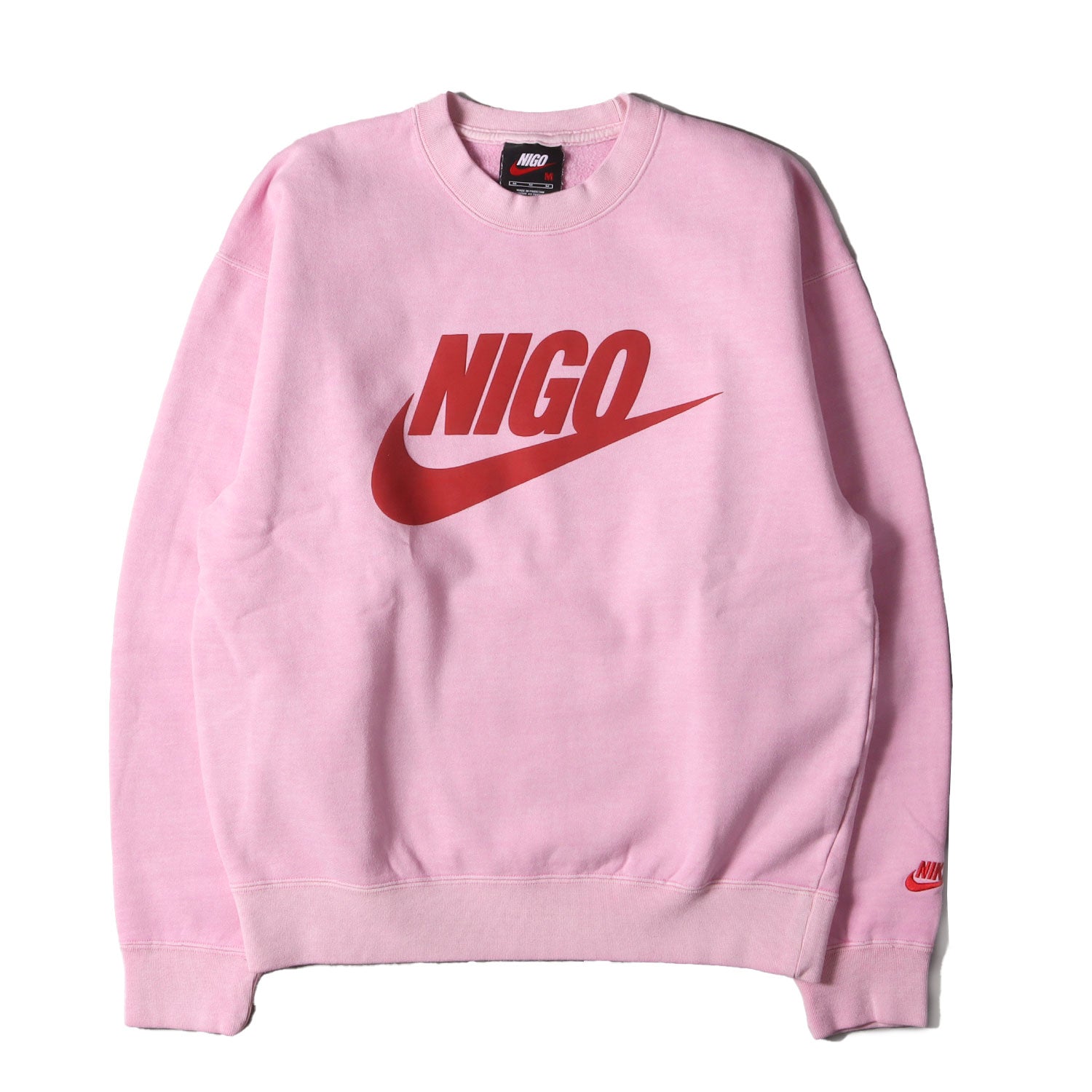 NIKE (ナイキ) 24AW ×NIGO スウッシュロゴ 後染め スウェット(AS NRG Crew Fleece) - ブランド古着の通販・買取  | BEEGLE by Boo-Bee