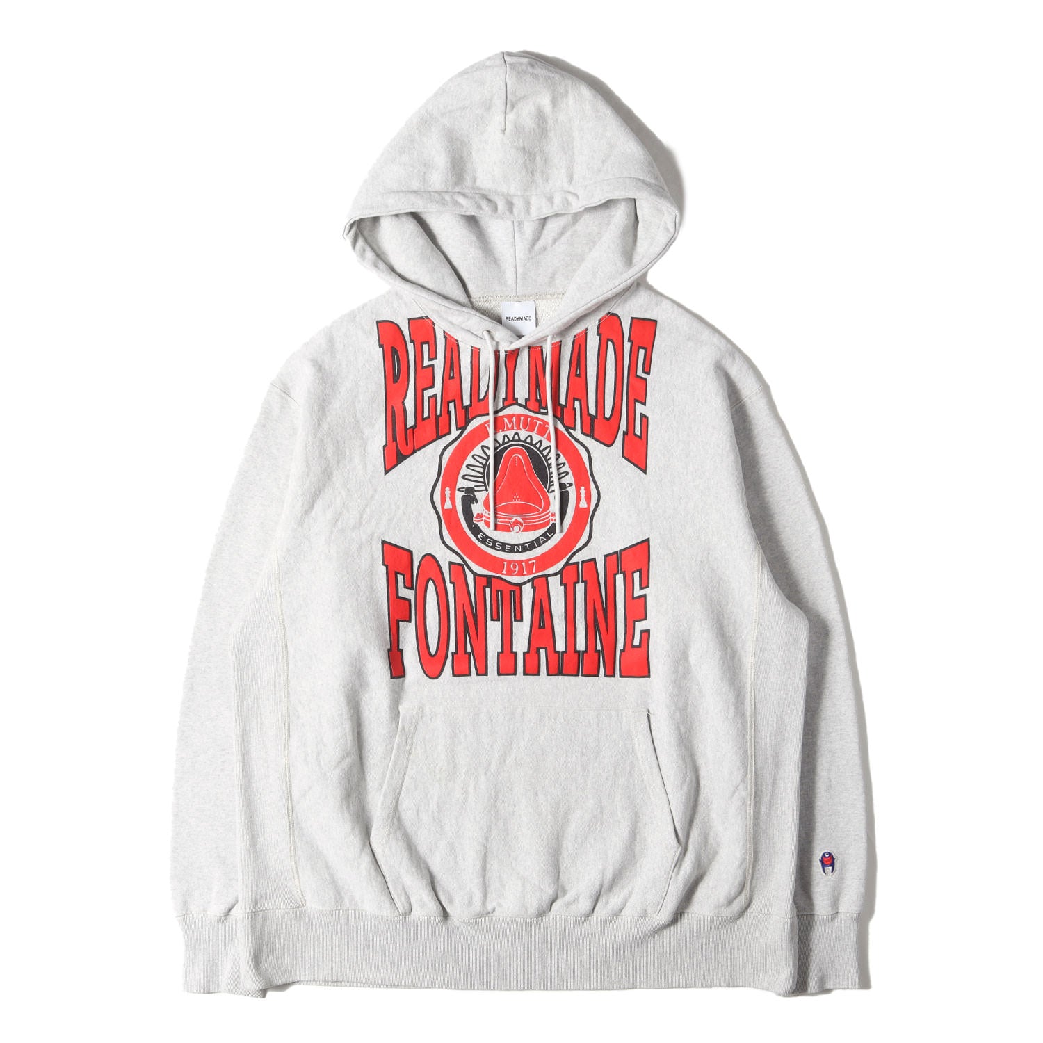 READYMADE (レディメイド) 21AW カレッジロゴ オーバーサイズ スウェットパーカー(HOODIE R.MUTT) -  ブランド古着の通販・買取 | BEEGLE by Boo-Bee