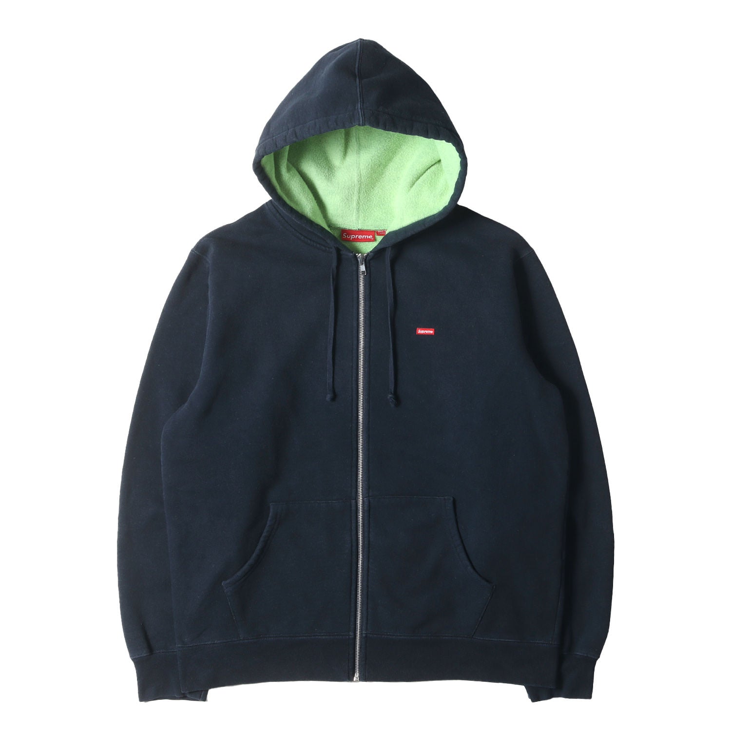 supreme スモールボックスロゴジップパーカー