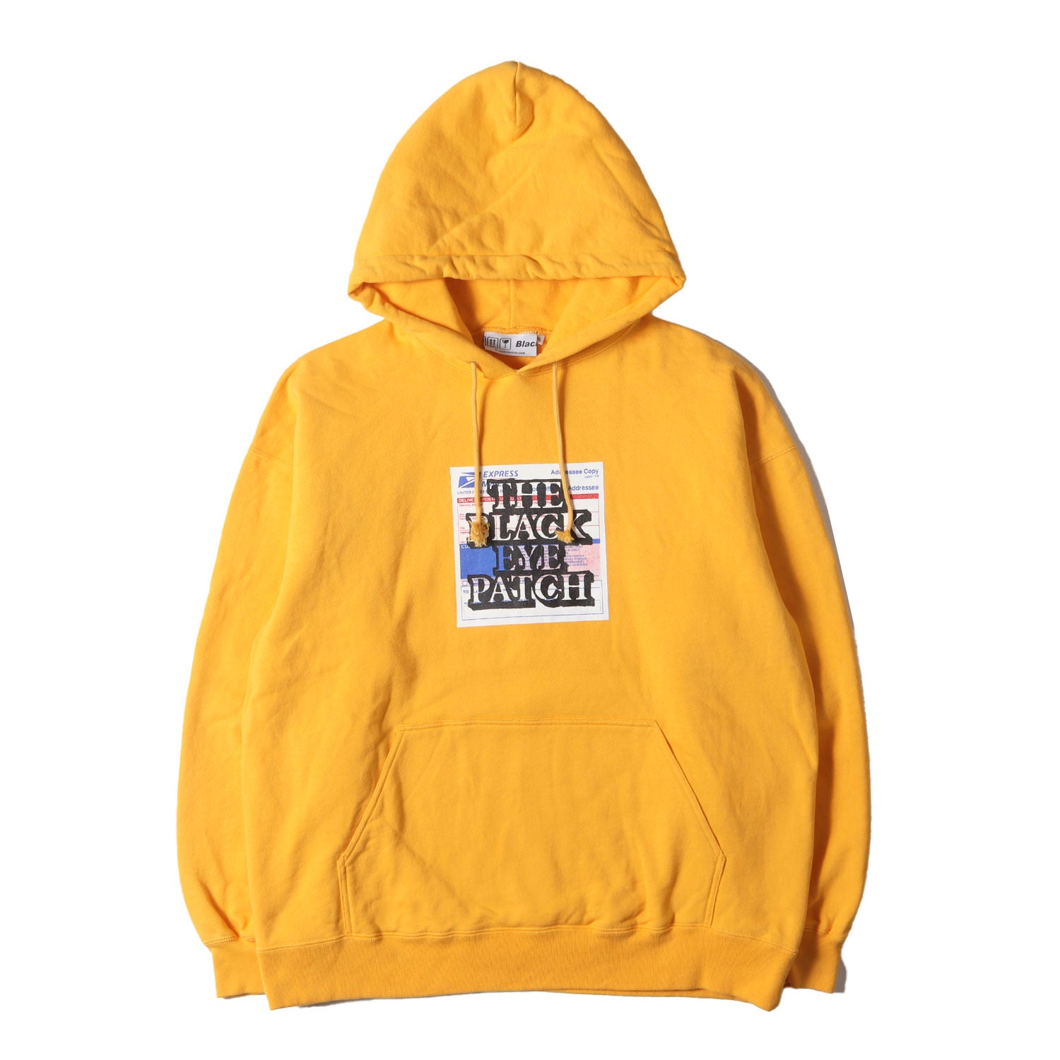 BlackEyePatch (ブラックアイパッチ) ラベルロゴ リバースウィーブ スウェット パーカー(LABEL HOODIE) -  ブランド古着の通販・買取 | BEEGLE by Boo-Bee