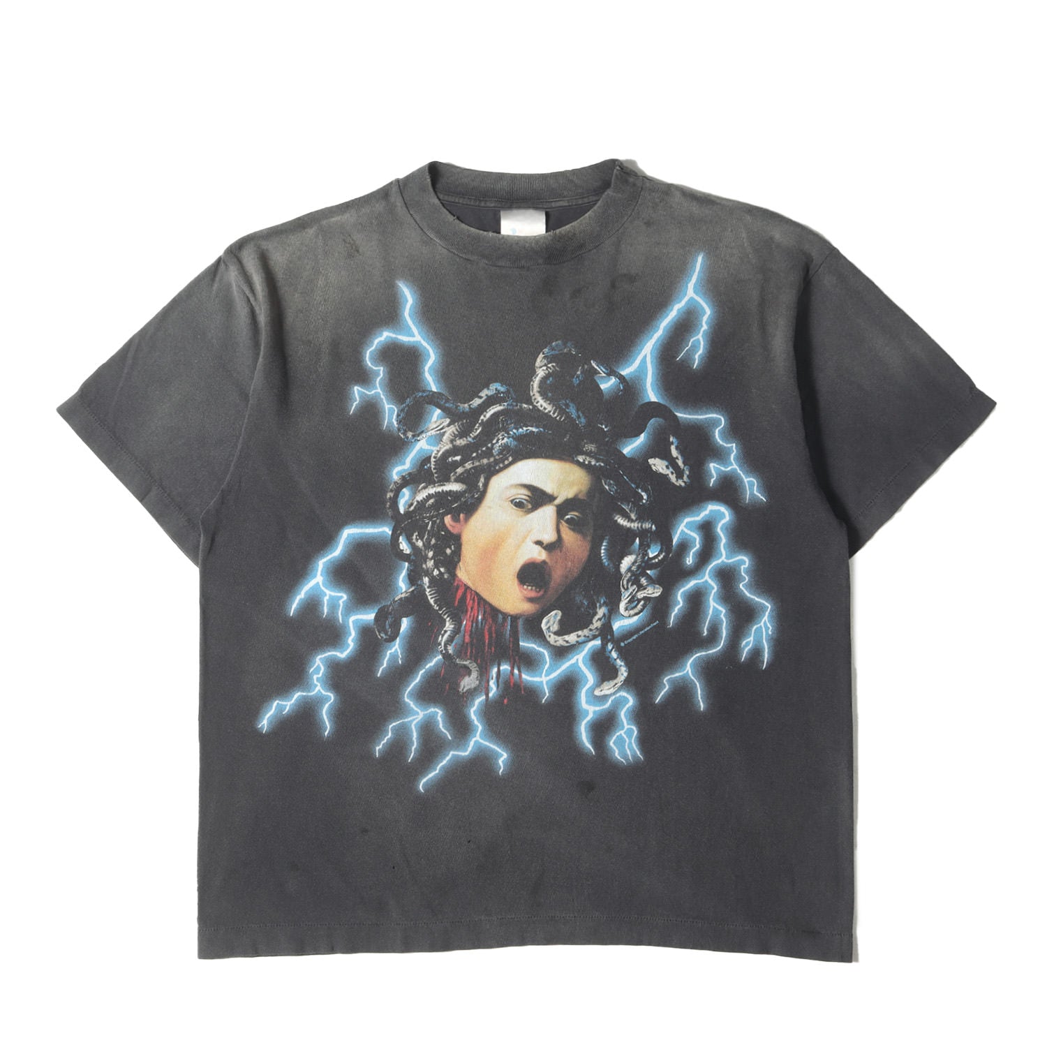 24AW ヴィンテージ加工 オーバーサイズ メデューサ Tシャツ(MEDUSA SS TEE)