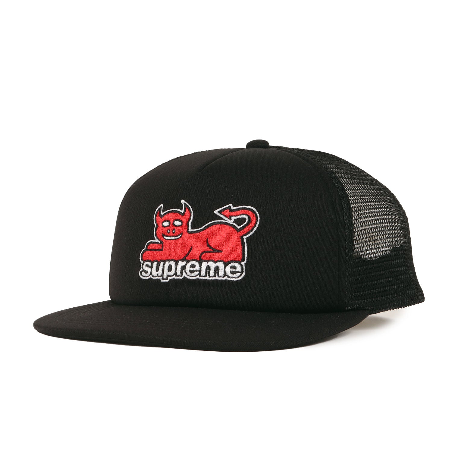 Supreme (シュプリーム) 24SS ×Toy Machine ロゴ刺繍 メッシュキャップ(Mesh Back 5-Panel) -  ブランド古着の通販・買取 | BEEGLE by Boo-Bee