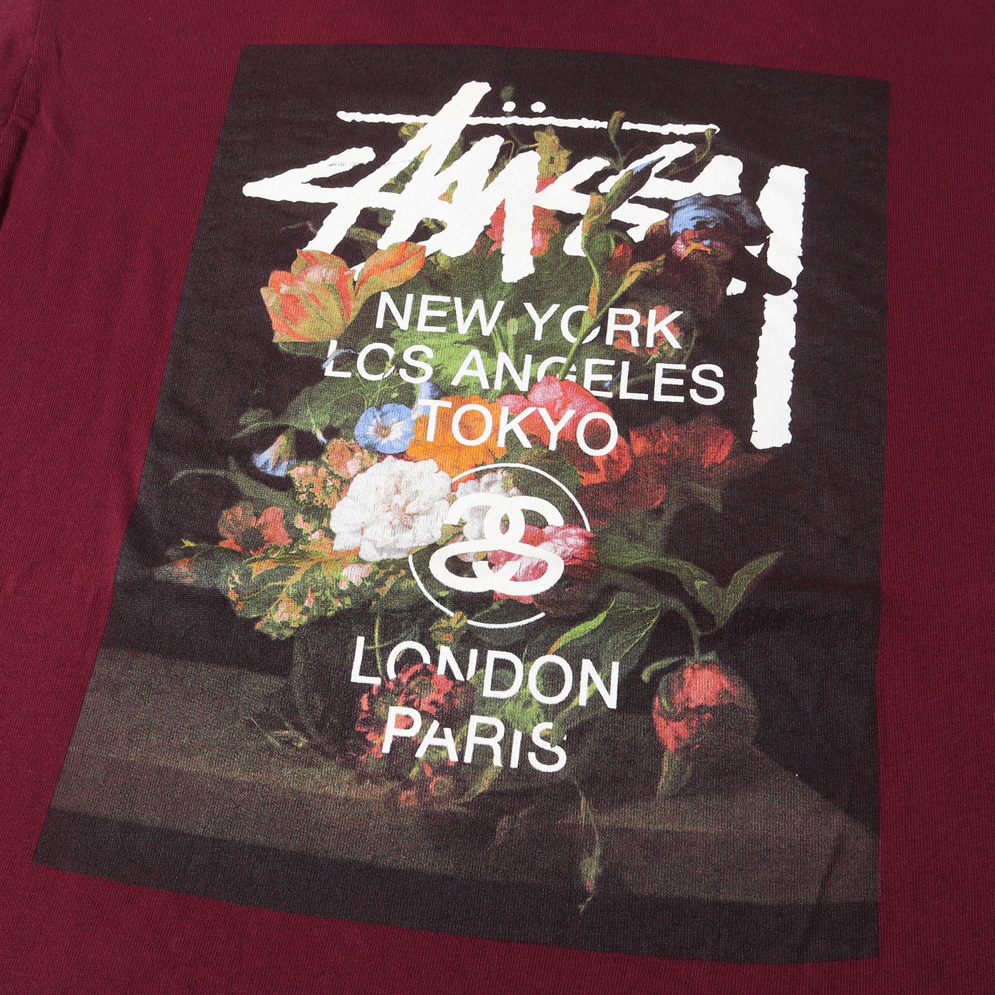 フラワー グラフィック ワールドツアーロゴ Tシャツ