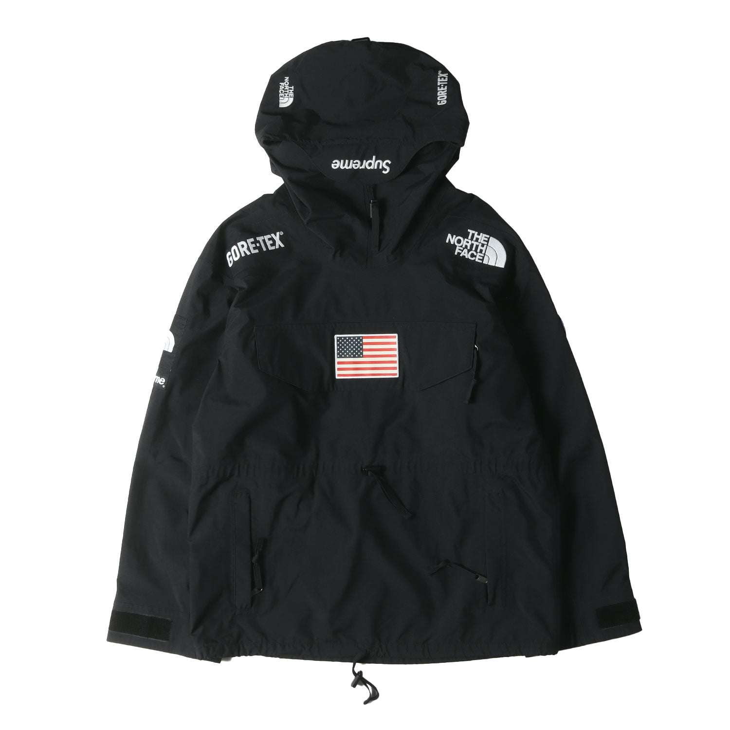 Supreme (シュプリーム) ×THE NORTH FACE GORE-TEX 星条旗ワッペン プルオーバージャケット(Trans  Antarctica Expedition Pullover) - ブランド古着の通販・買取 | BEEGLE by Boo-Bee