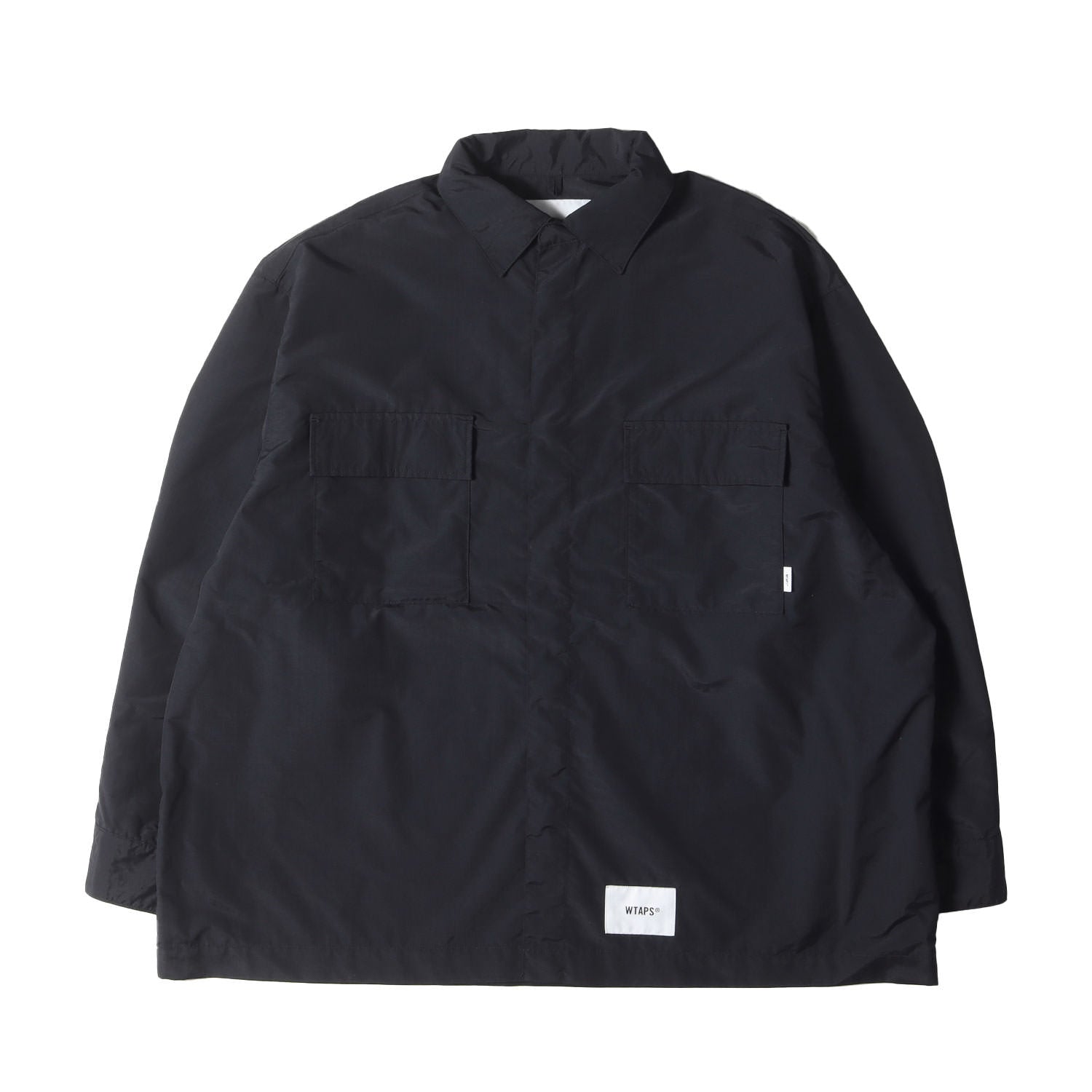 WTAPS (ダブルタップス) 23AW リップストップ スナップボタン ナイロン シャツ(WCPO 02 / LS / NYLON.  RIPSTOP) - ブランド古着の通販・買取 | BEEGLE by Boo-Bee