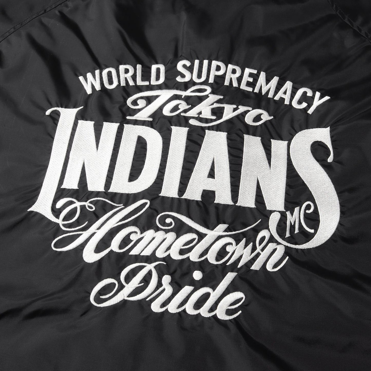 22AW 東京インディアンズ ブランドロゴ刺繍 ナイロン コーチジャケット