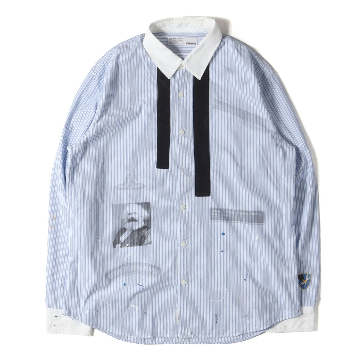 NEIGHBORHOOD (ネイバーフッド) 00s タイ付き マルクス プリント 