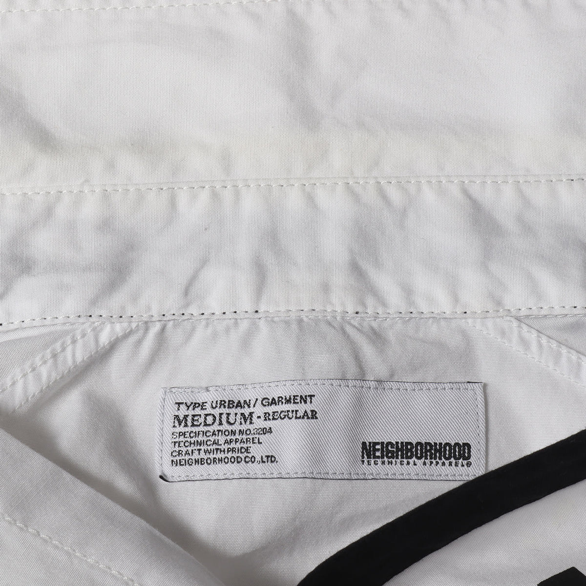 00s NBHDロゴ コットンブロード シャツ(OB / C-SHIRT. LS)