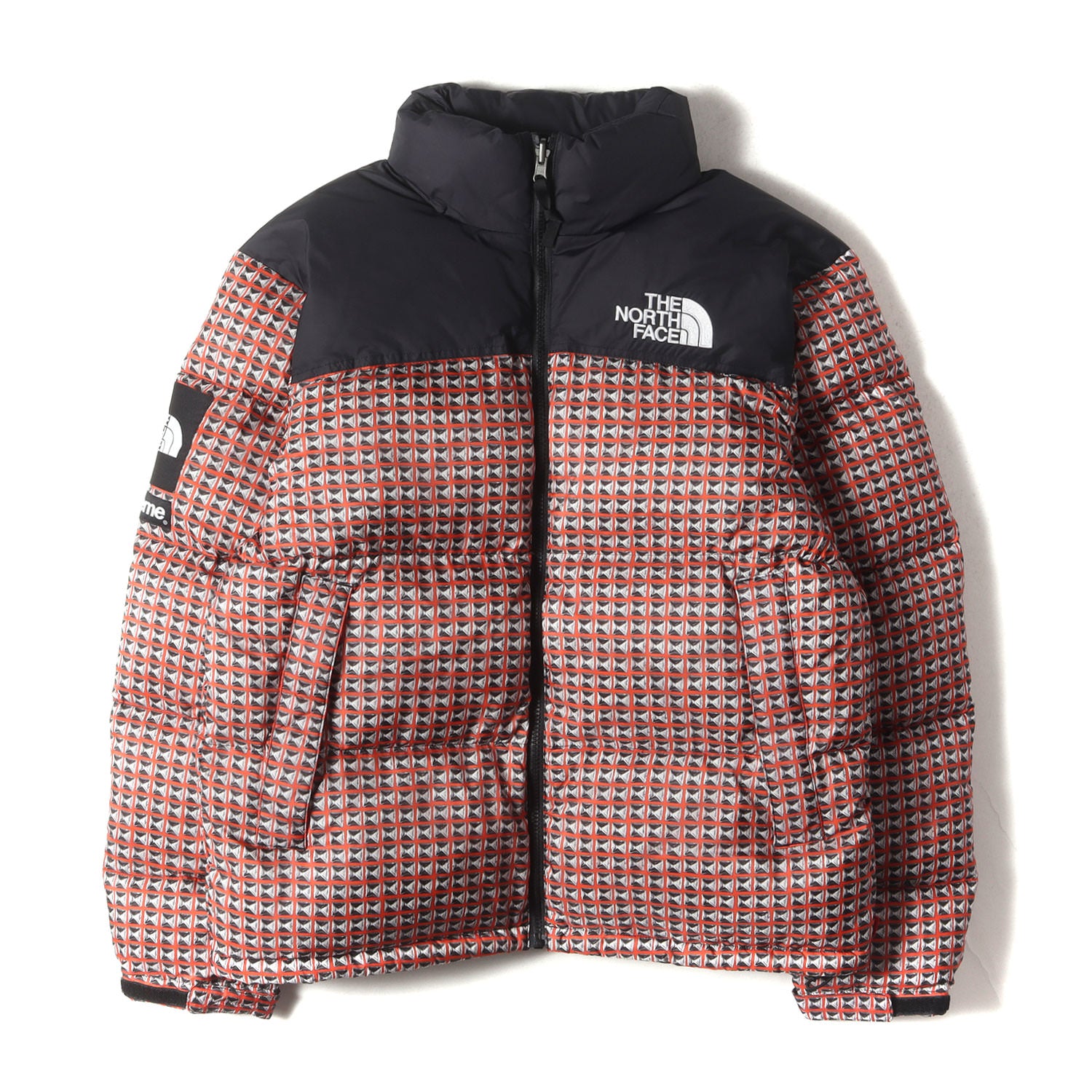 21SS ×THE NORTH FACE スタッズ柄 ヌプシ ダウンジャケット(Studded Nuptse Jacket)