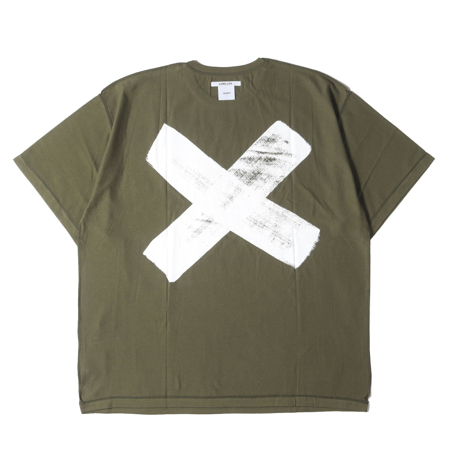 WTAPS (ダブルタップス) 22SS クロスプリント クルーネック Tシャツ 