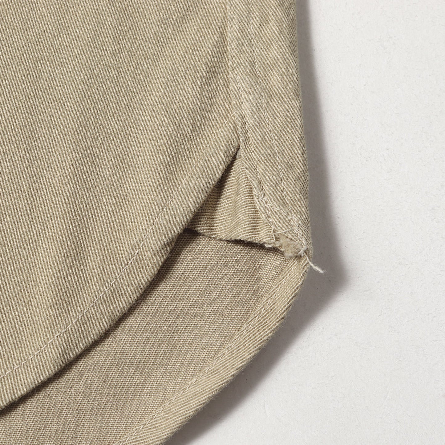 Lot709 ワッペン コットンツイル オープンカラー ワークシャツ