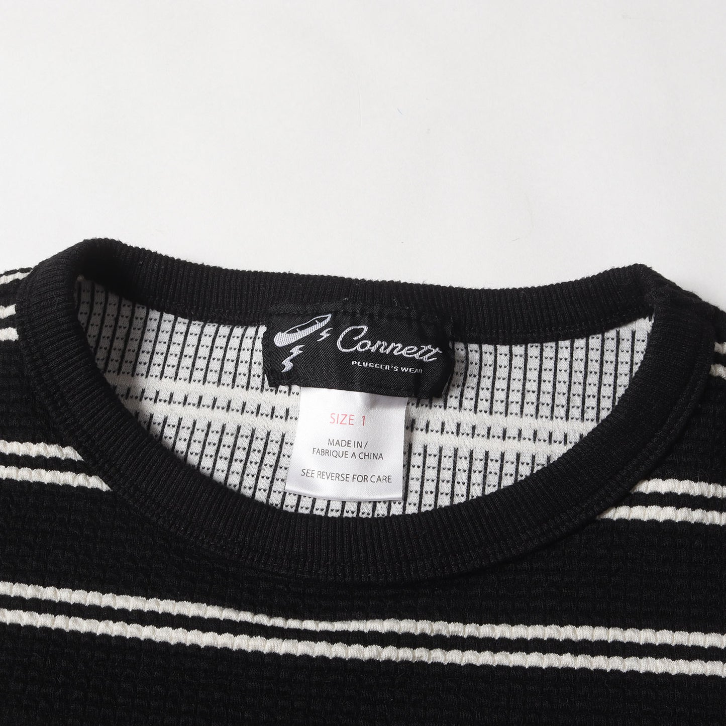 23SS オーバーサイズ ワッフル ボーダー Tシャツ 2色セット(Comfortable Waffle Border Tee)