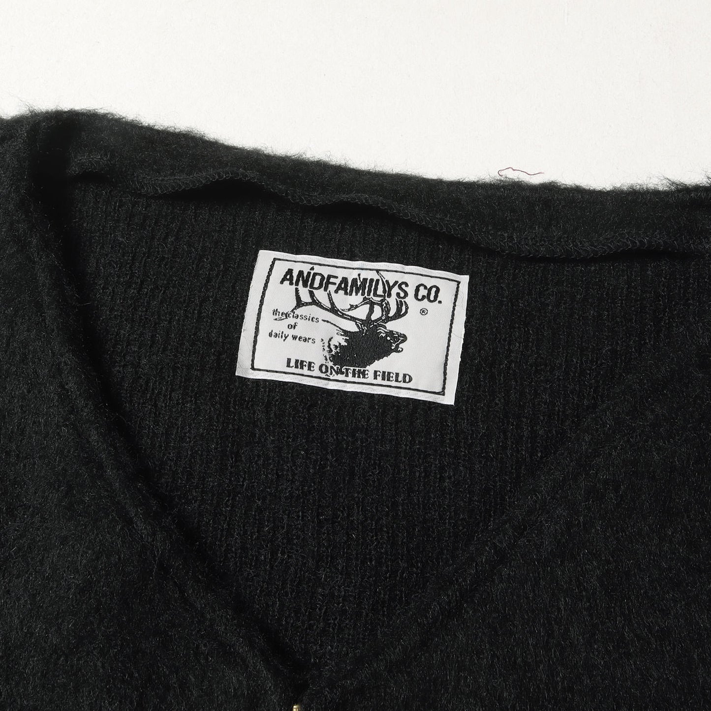 シャギーニット ジップ カーディガン(Shaggy ZIP Cardigan)