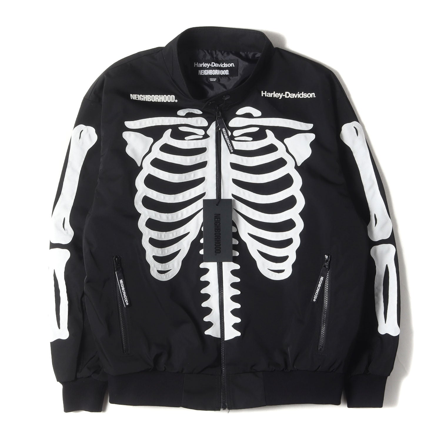 NEIGHBORHOOD (ネイバーフッド) 22AW HARLEY-DAVIDSON ボーン レーシングジャケット(H-D.RACING JK.  PE) - ブランド古着の通販・買取 | BEEGLE by Boo-Bee