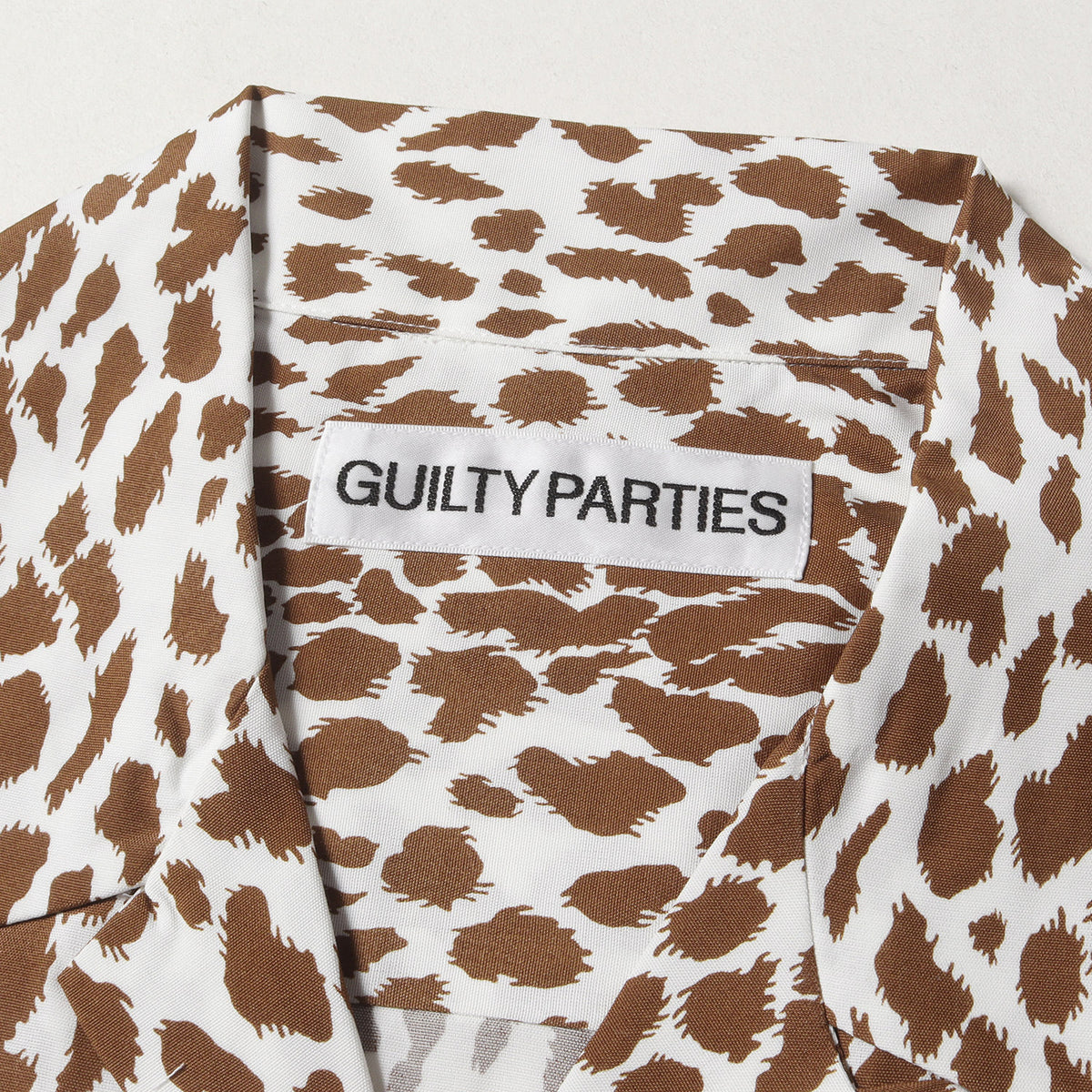 24SS レオパード柄 オープンカラー レーヨン シャツ(LEOPARD OPEN COLLAR SHIRT)