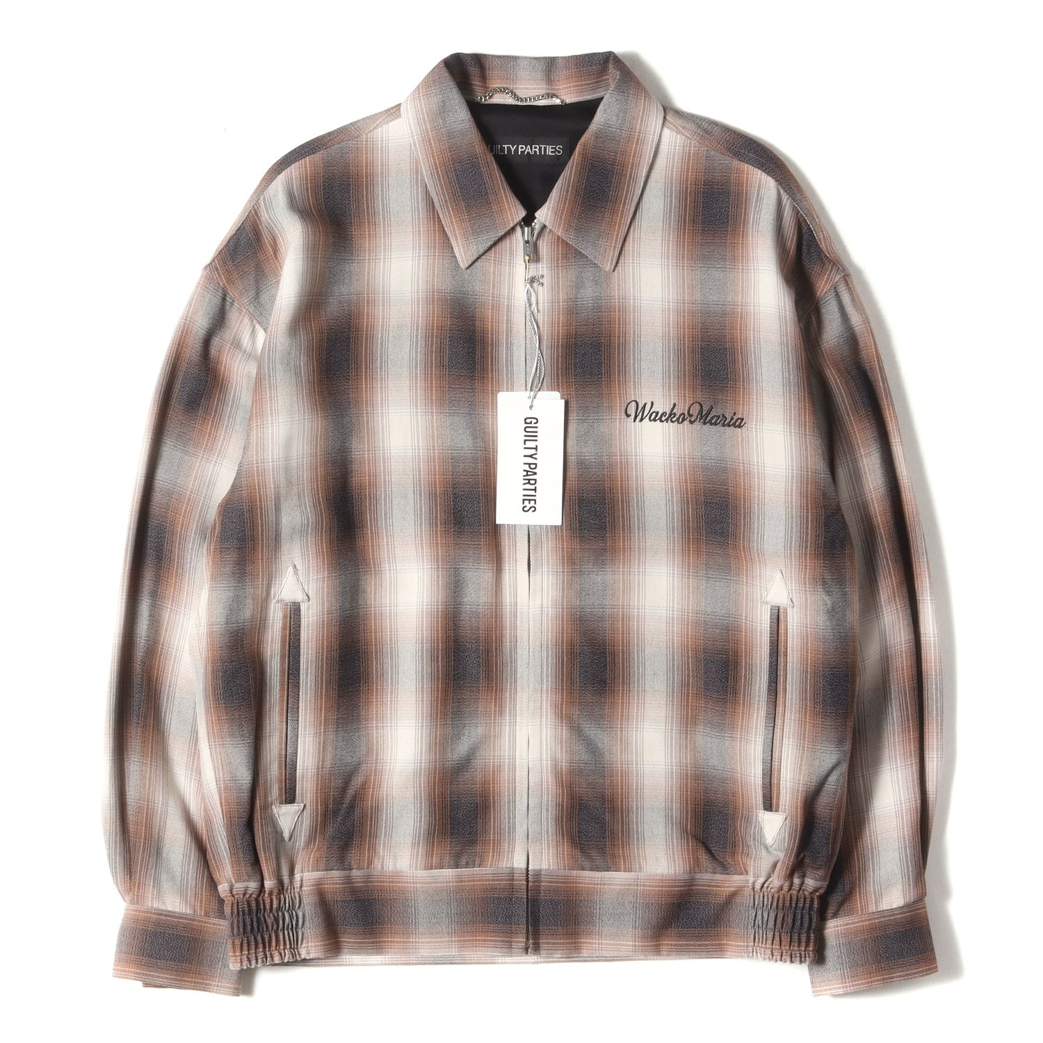 24SS オンブレチェック スイングトップ ジャケット(OMBRE CHECK 50S