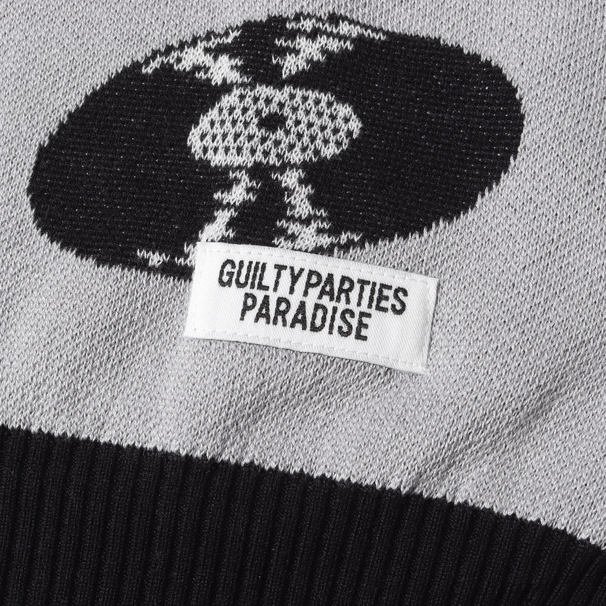 24SS レコード柄 コットンニット カーディガン(JACQUARD CARDIGAN)