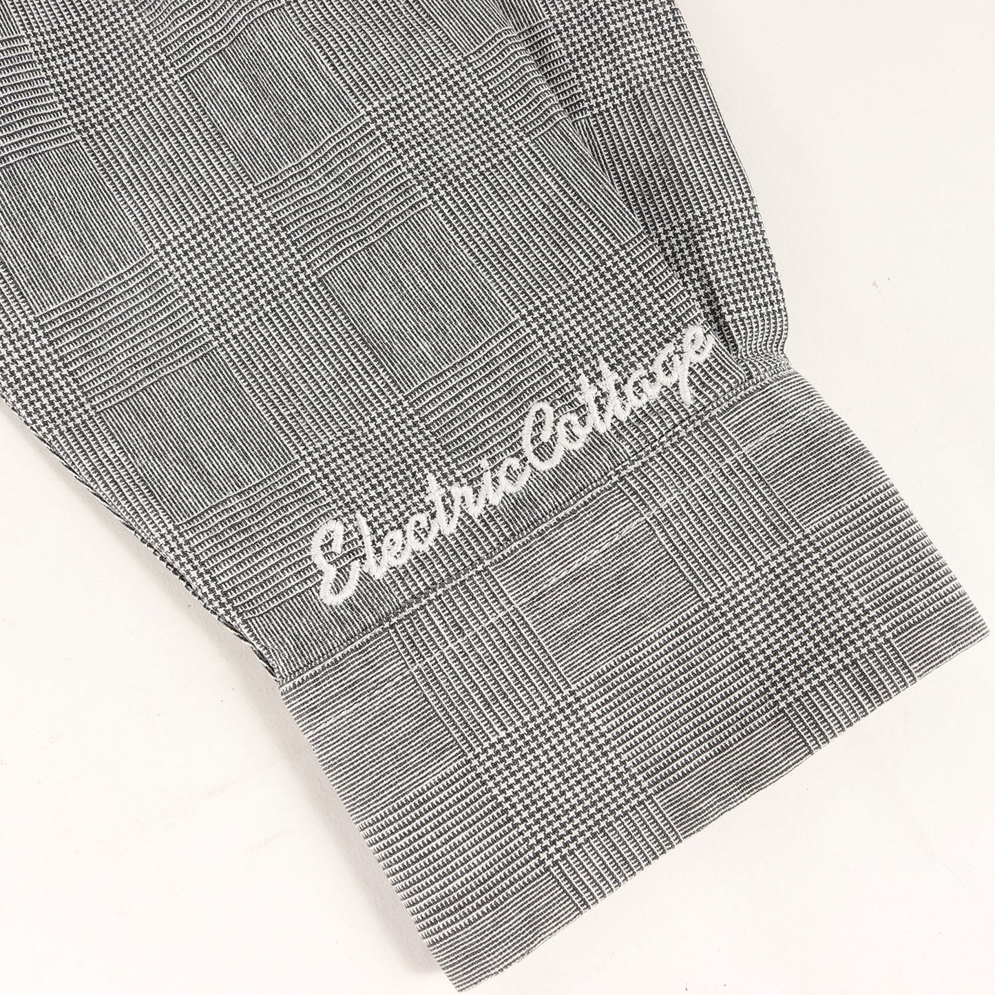 90s グレンチェック ボタンダウンシャツ