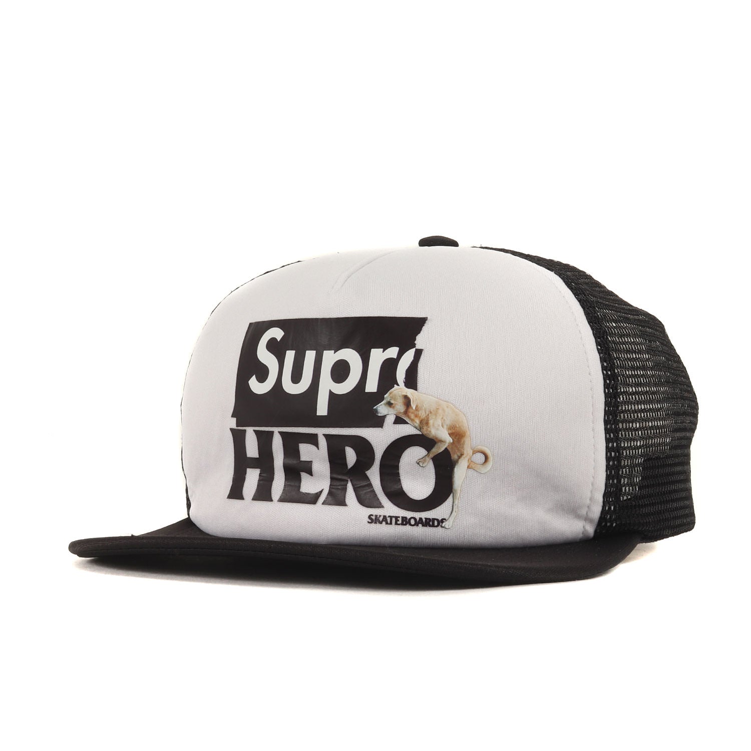 Supreme (シュプリーム) 22SS ×ANTIHERO コラボロゴ メッシュキャップ 