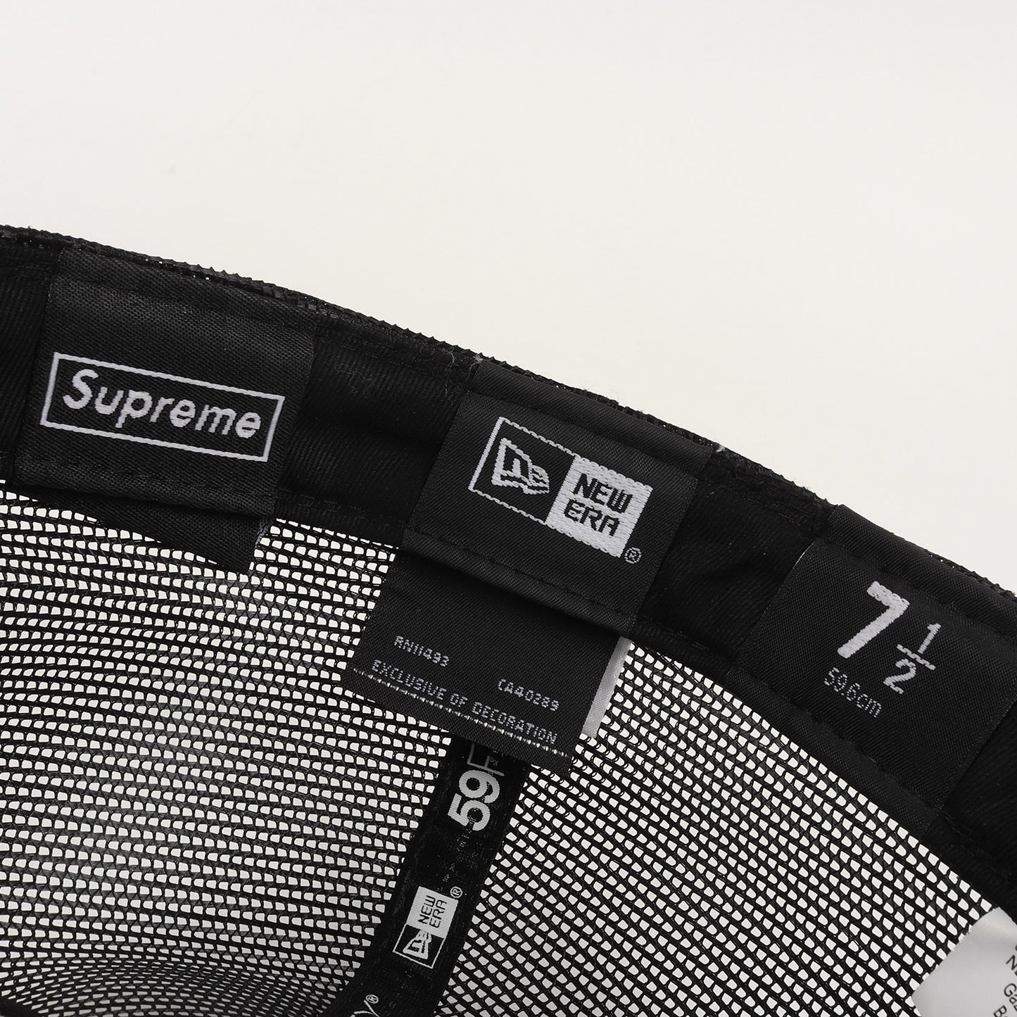 22SS ×NEW ERA BOXロゴ ベースボール メッシュキャップ(Box Logo Mesh Back New Era)