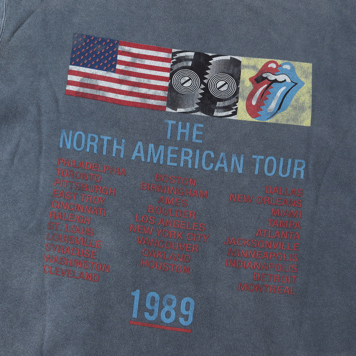 21AW ×The Rolling Stones ピグメントダイ加工 スウェットパーカー