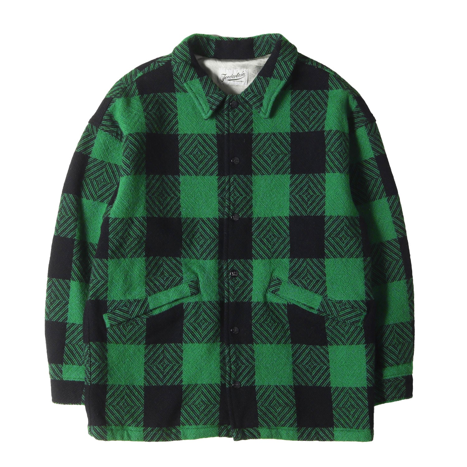 TENDERLOIN バッファロー チェックジャケット 40 yellow