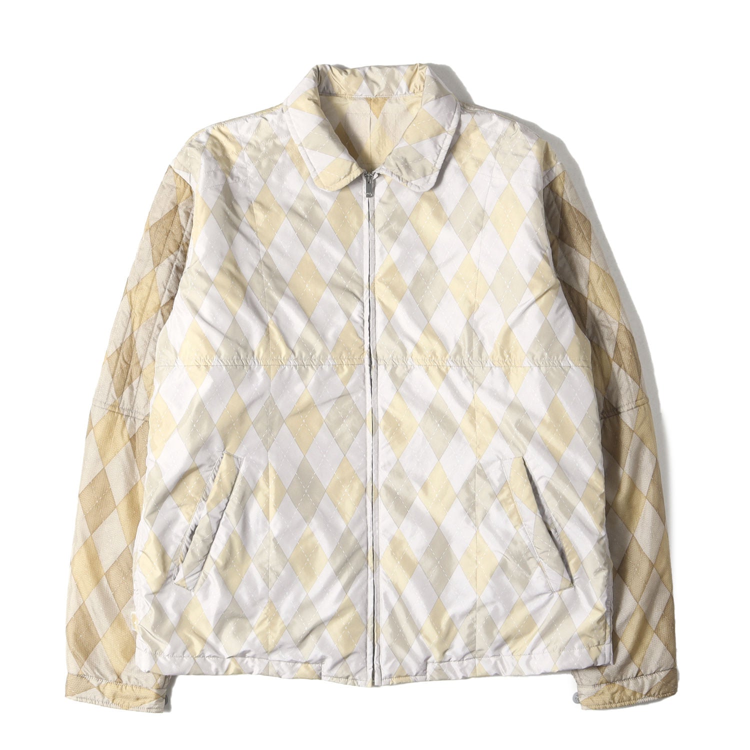 00AW MELTING POT期 アーガイル 中綿 ジップ ジャケット 00AW MELTING POT期 アーガイル 中綿 ジップ ジャケット