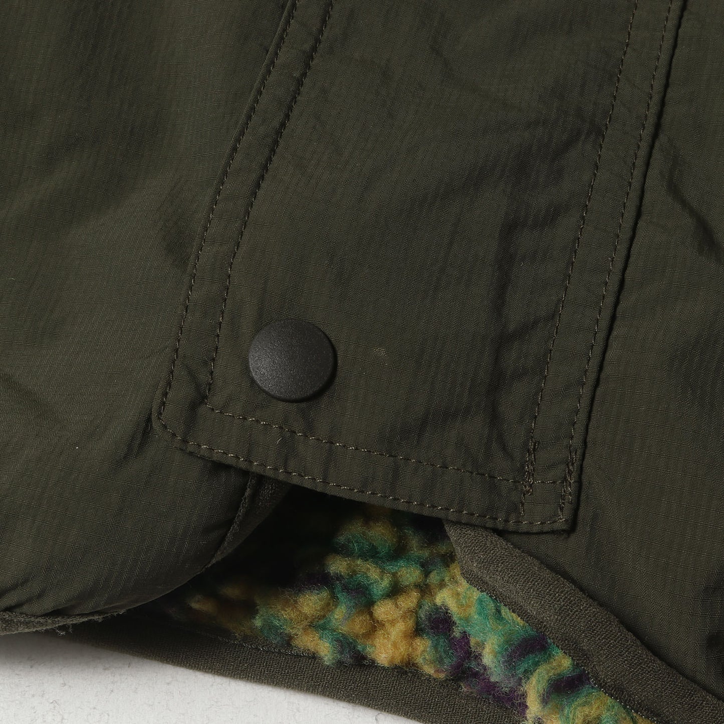 デジタルツリー柄 フリース × ナイロン リバーシブル ジャケット(DT REVERSIBLE JKT)