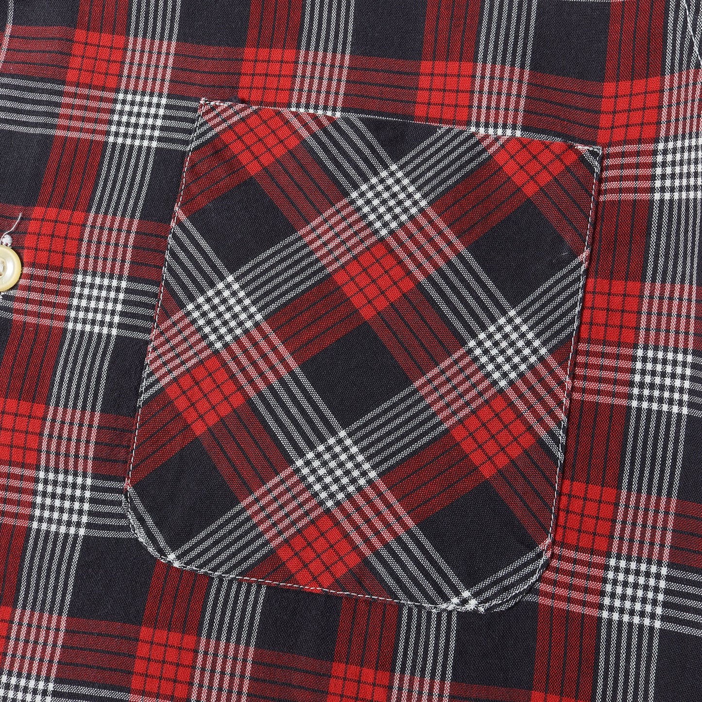 50s PENNEY'S TOWNCRAFT オープンカラー チェックシャツ