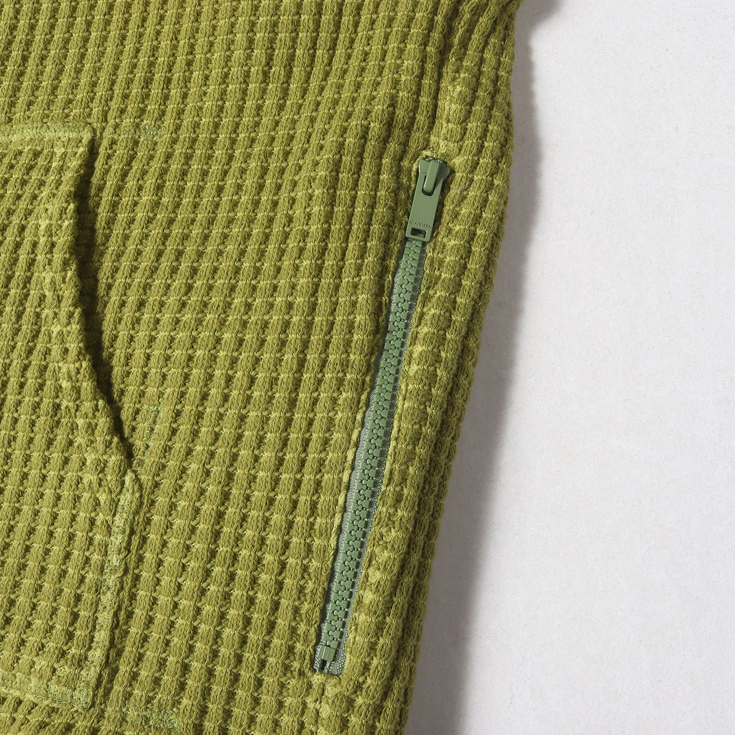 ビッグワッフル ジップ スウェットパーカー(BIG WAFFLE HOODIE)