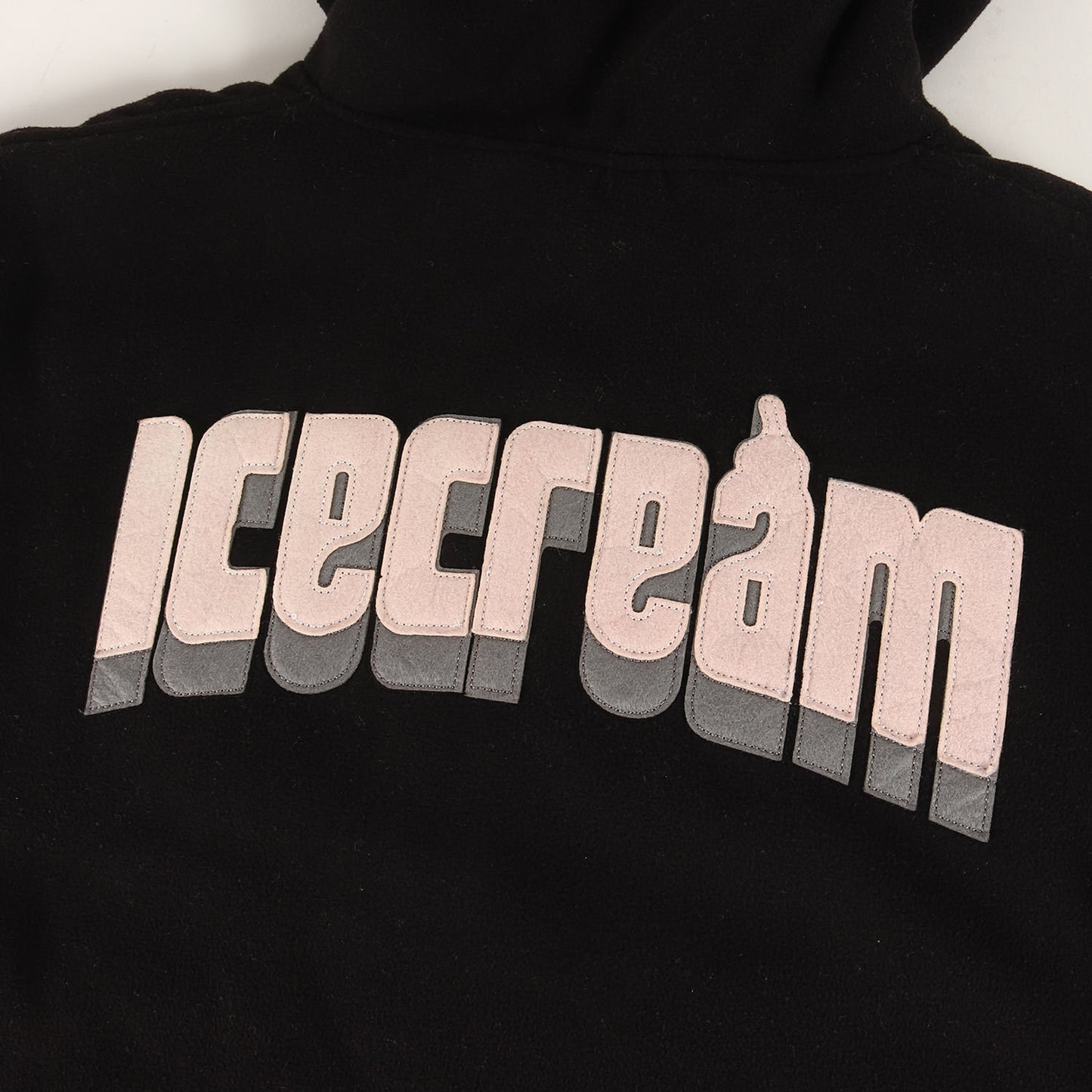 ICE CREAMロゴ セーラーフード スタジャン