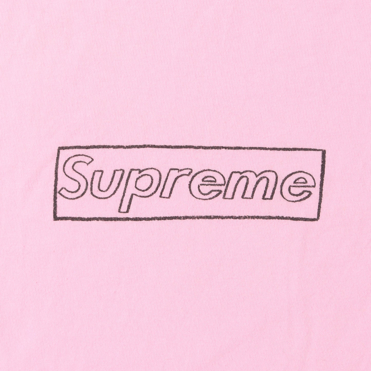 21SS ×KAWS チョークBOXロゴ Tシャツ(Chalk Box Logo Tee)