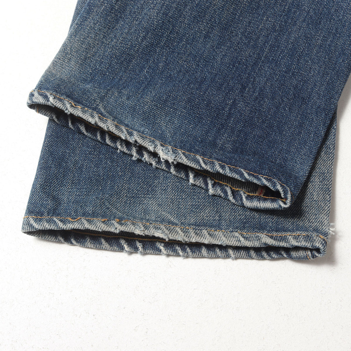 00s 布パッチ セルビッチ付きポケット デニムパンツ